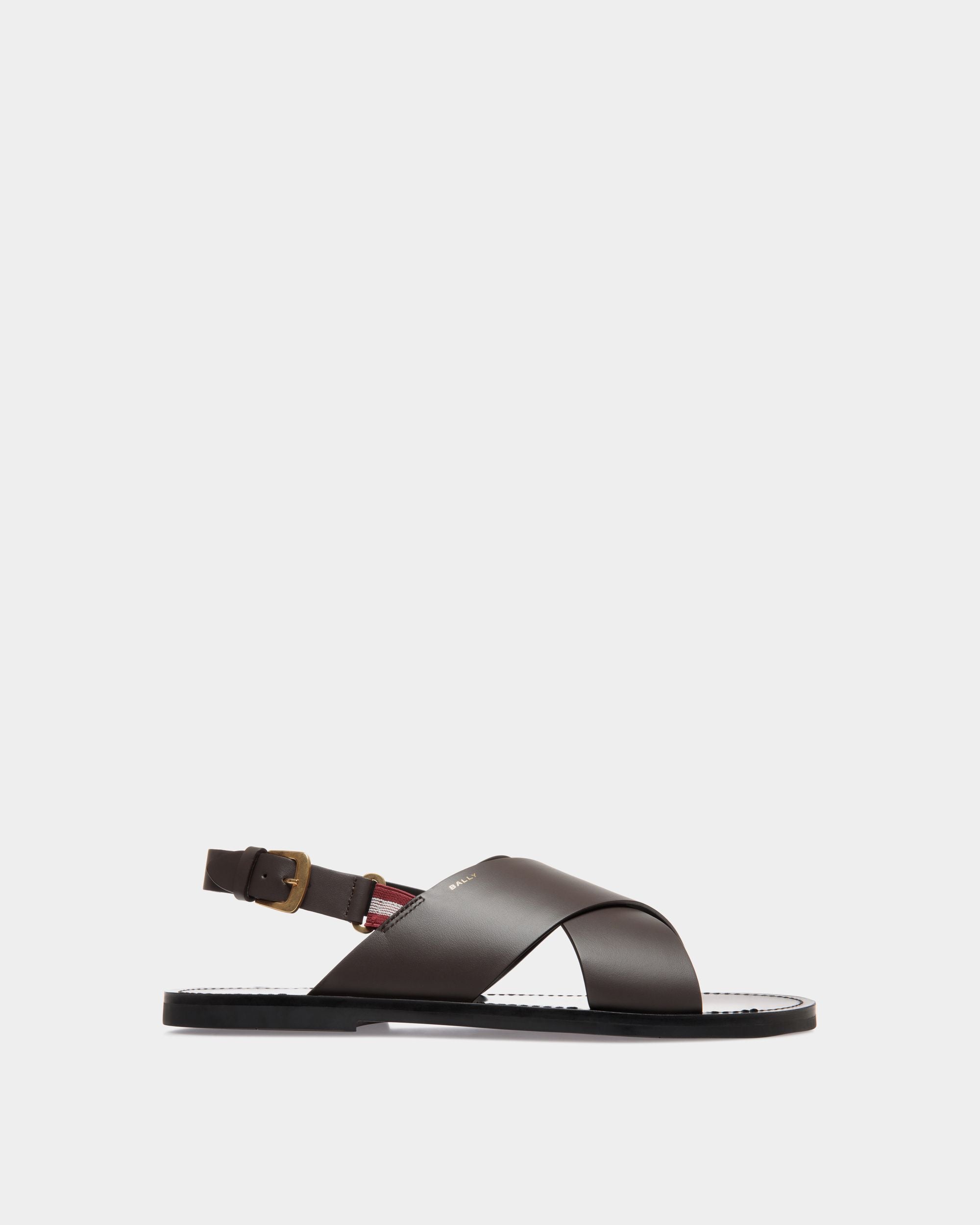 Bally Global - Chateau Sandals In Brown Leather - Brown