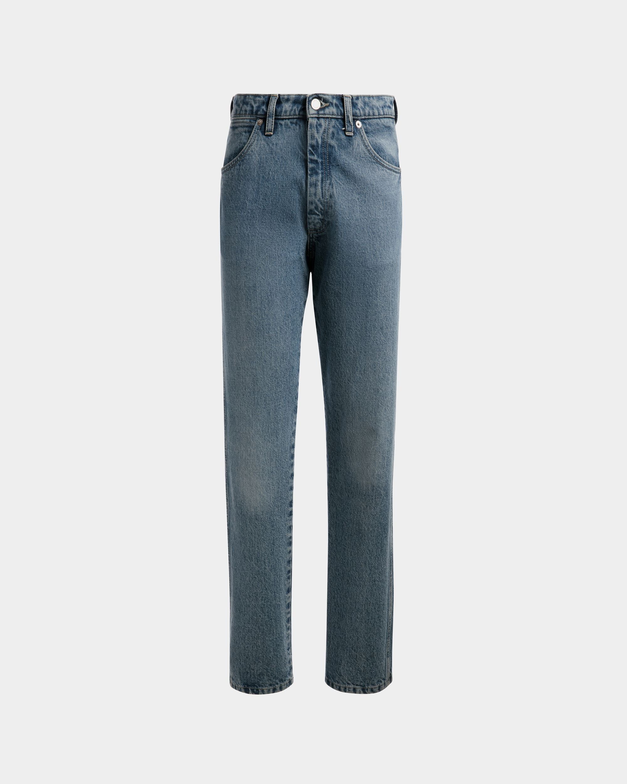 Bally Global - Vaqueros Rectos De Denim En Azul Claro - Azul
