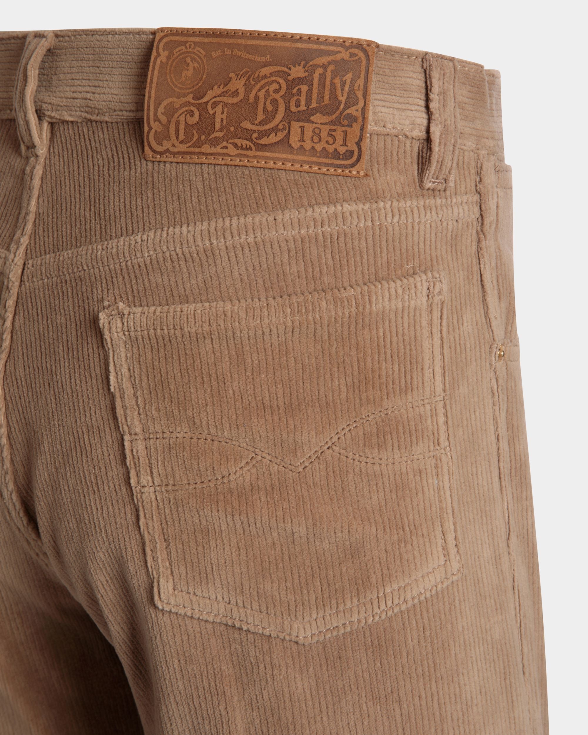 Bally Global - Pants in Camel Corduroy - Beige