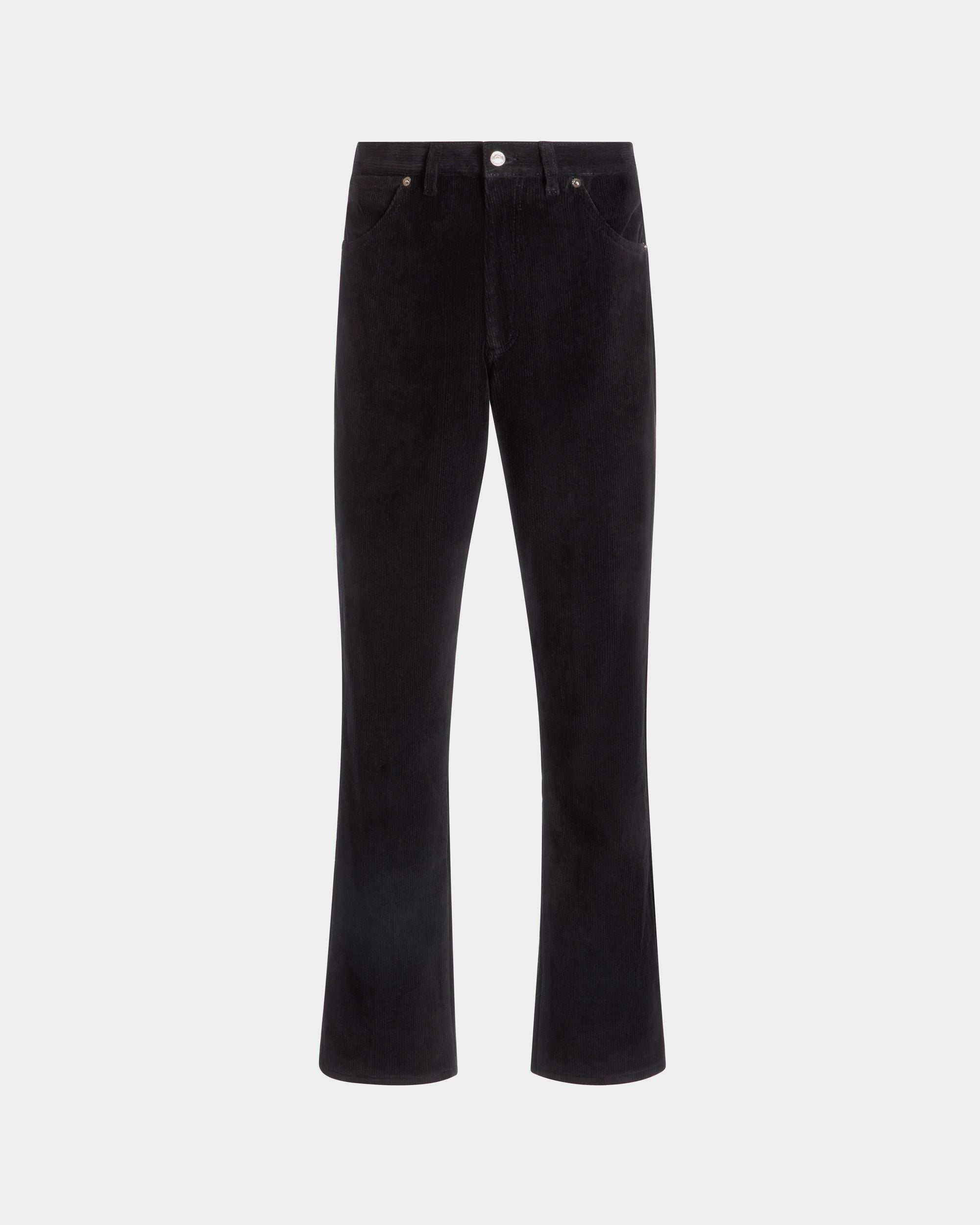 Bally Global - Pantalón De Pana Negra - Negro