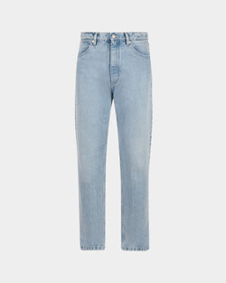 Denim Pants In Light Indigo Cotton