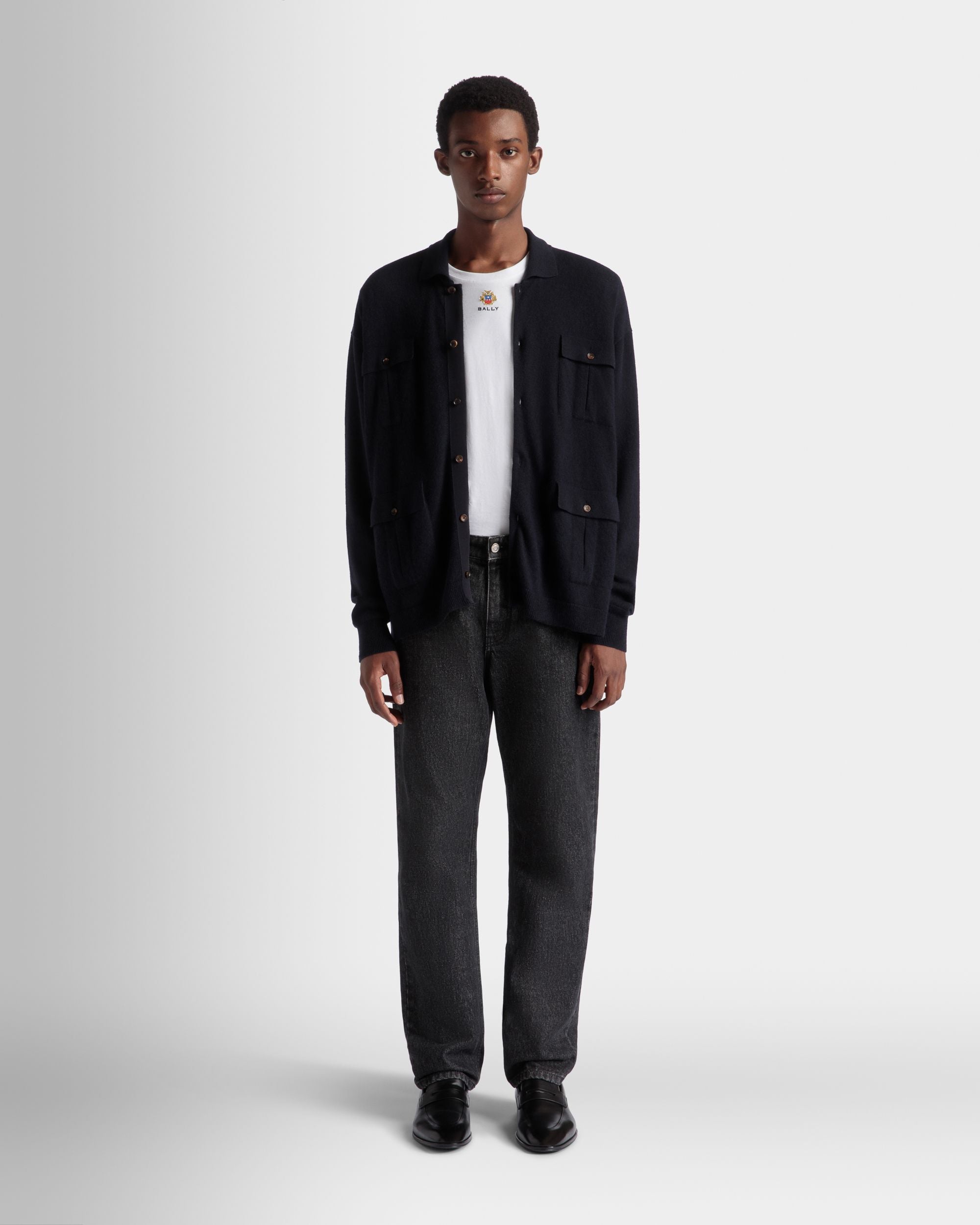 Bally Global - 5-Pocket Pants In Grey Cotton - Grey