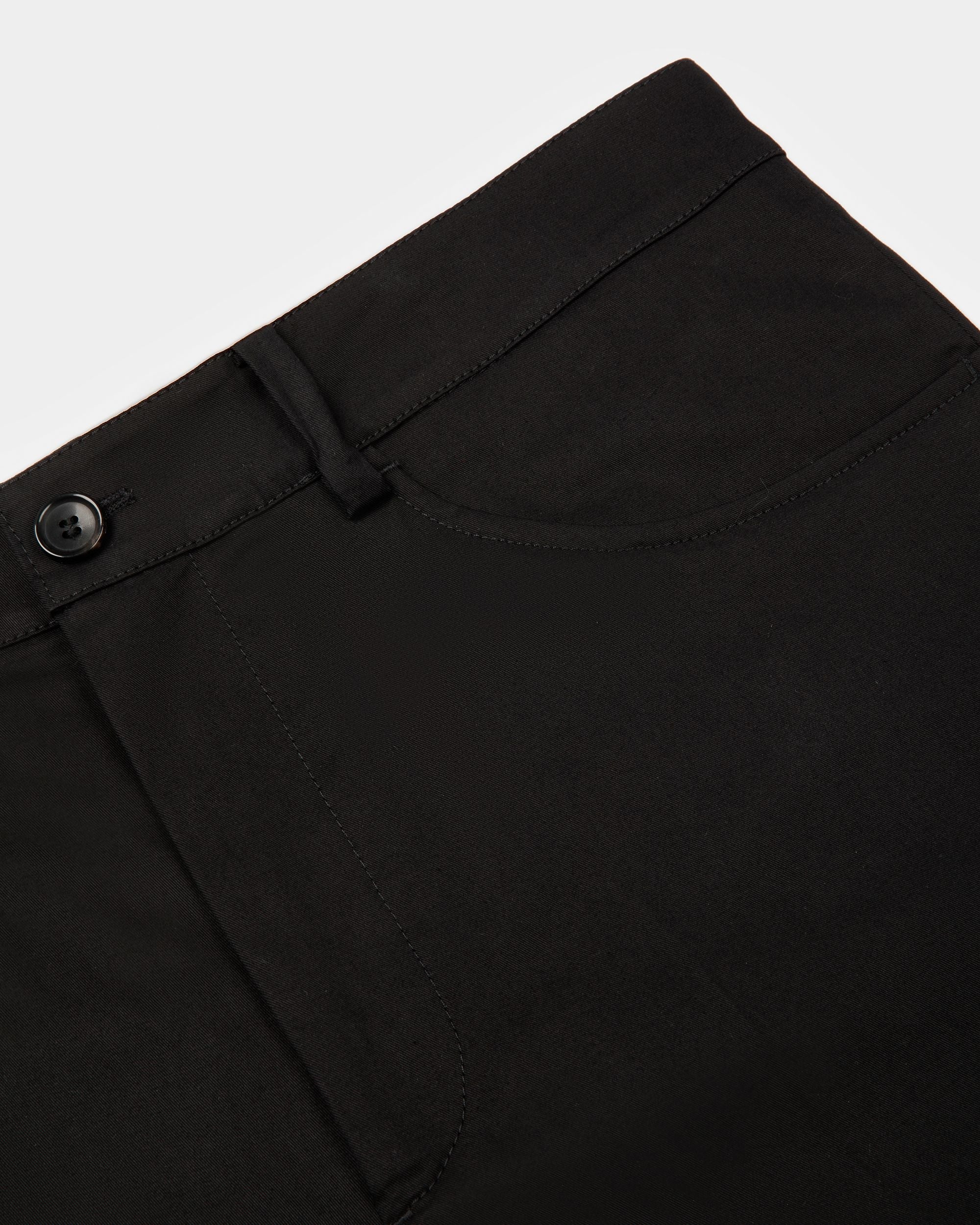 Bally Global - Cotton Mix Trousers In Black - Black