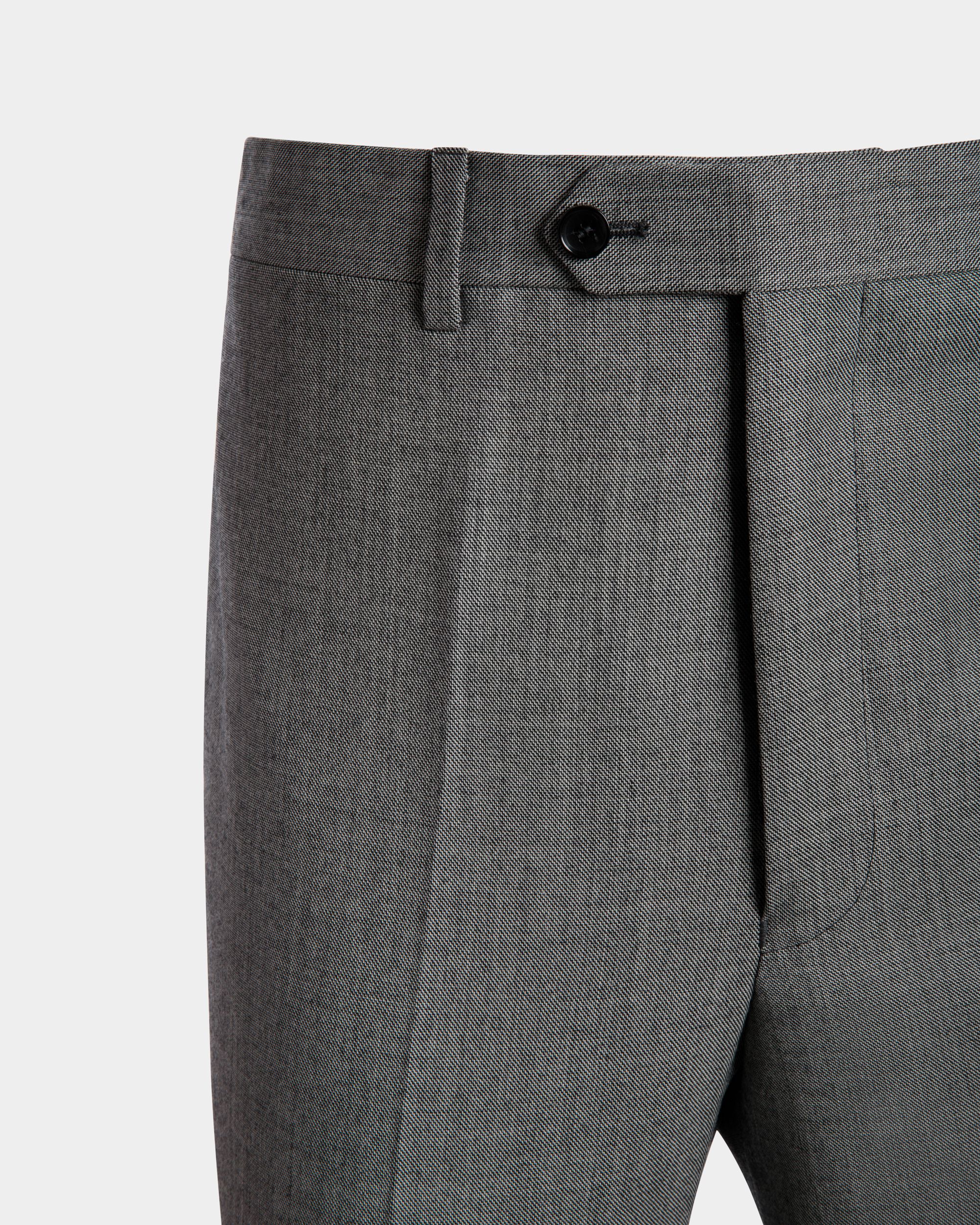 Bally Global - Trousers Trousers In Grey Wool - Grey