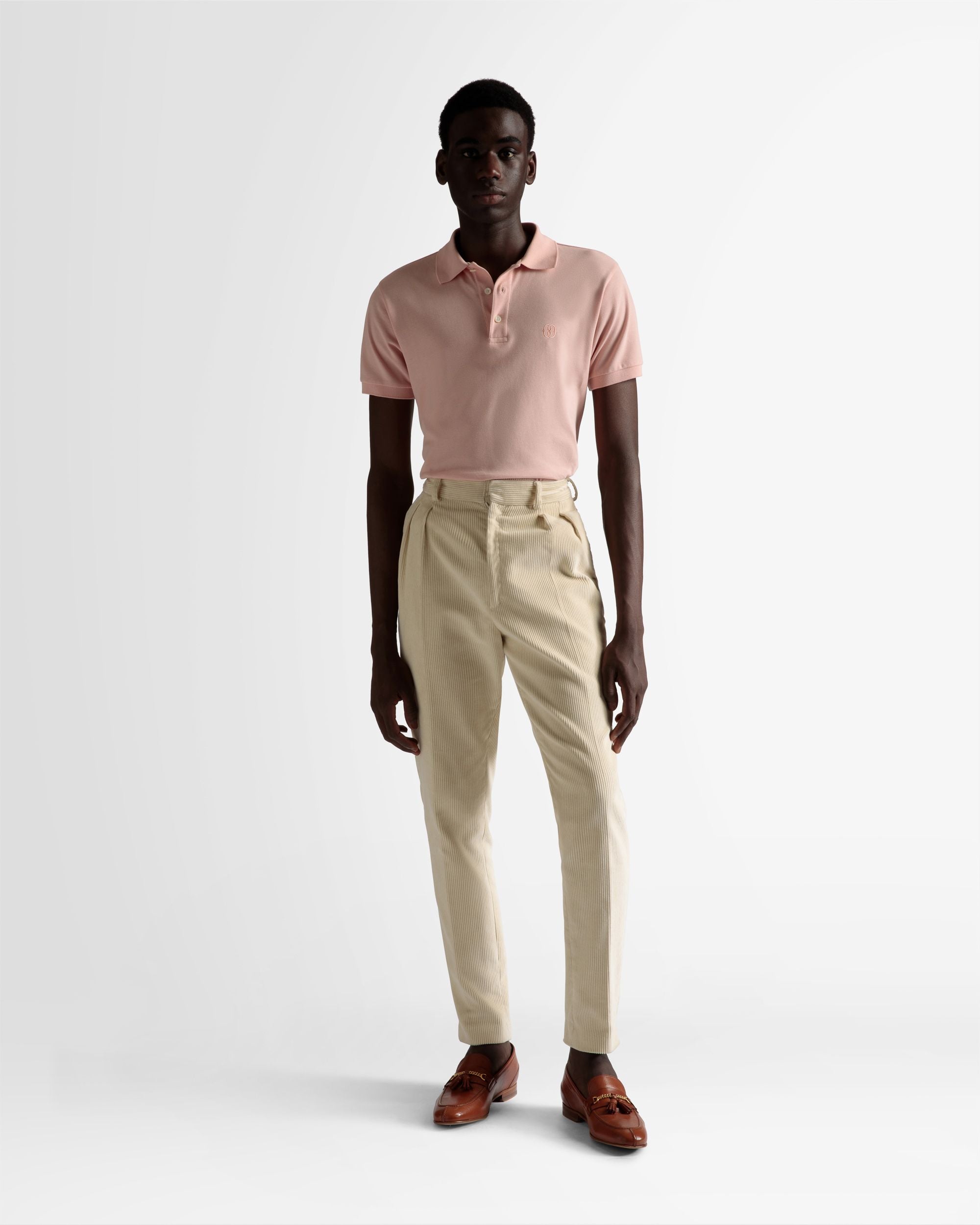 Bally Global - Tailored Straight Leg Pants In Bone Wool - White