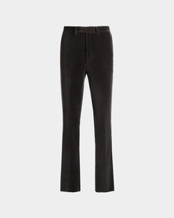 Pantalón De Terciopelo Gris