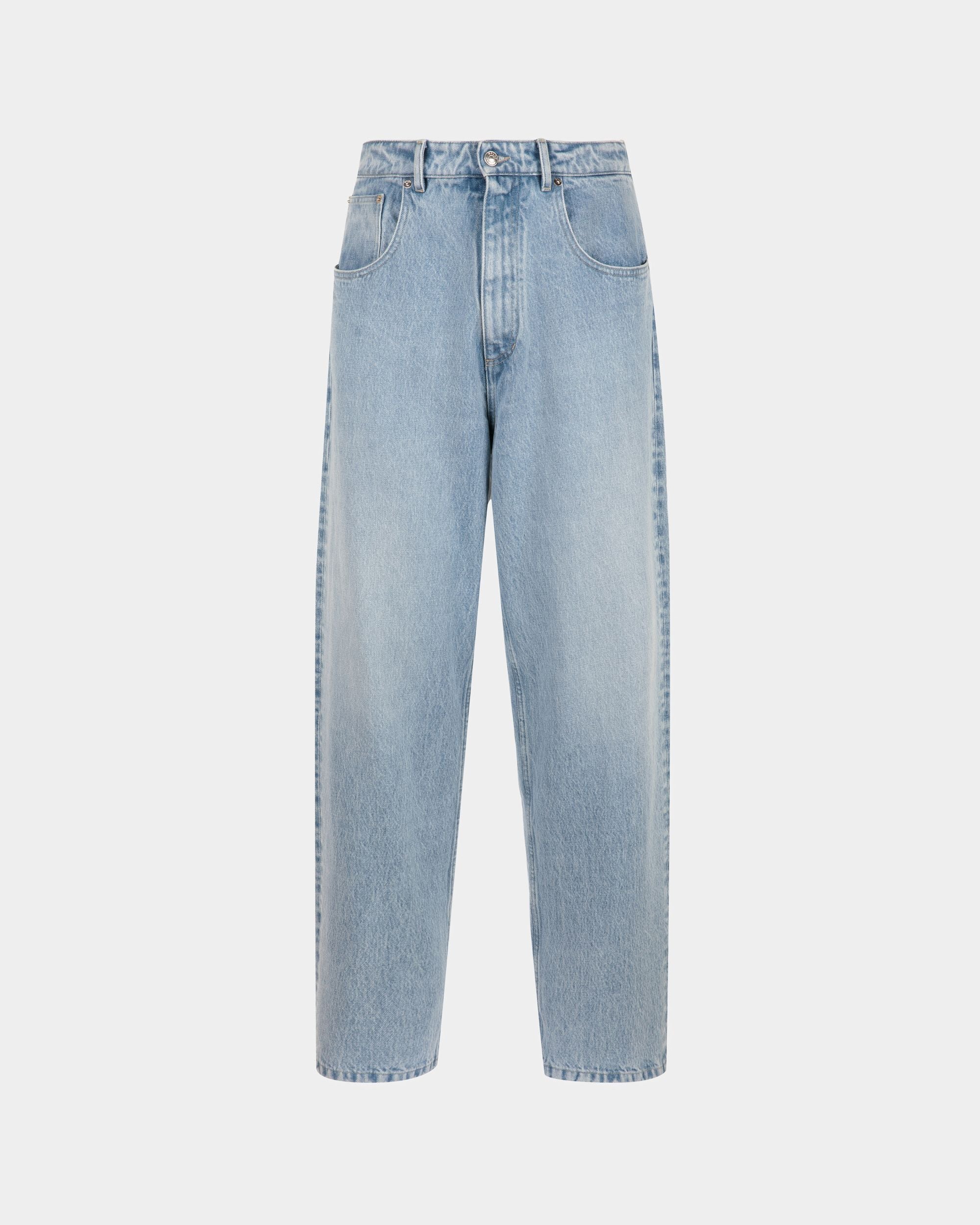 Bally Global - Relaxed Denim Pants In Light Indigo Cotton - Blue