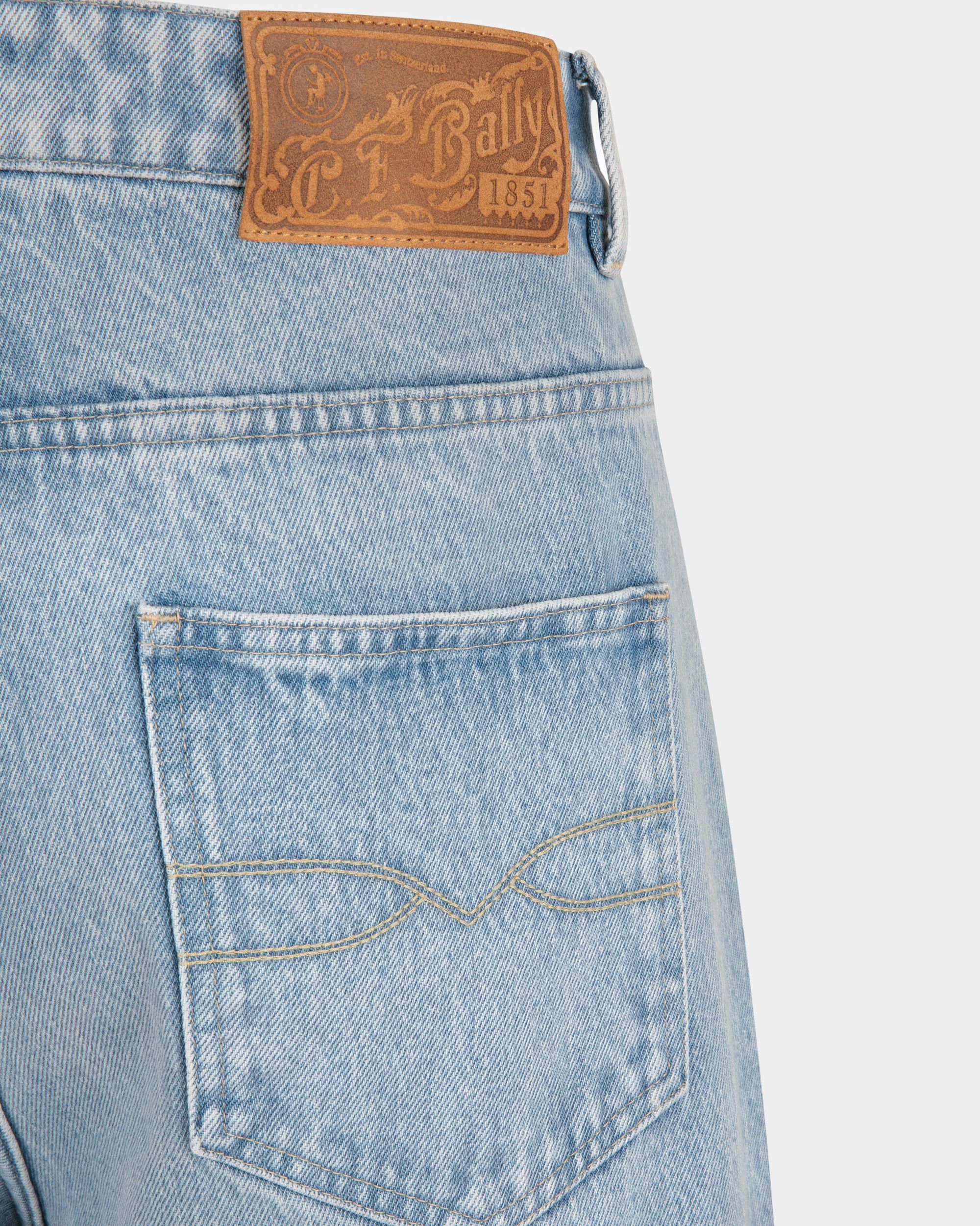 Bally Global - Relaxed Denim Pants In Light Indigo Cotton - Blue