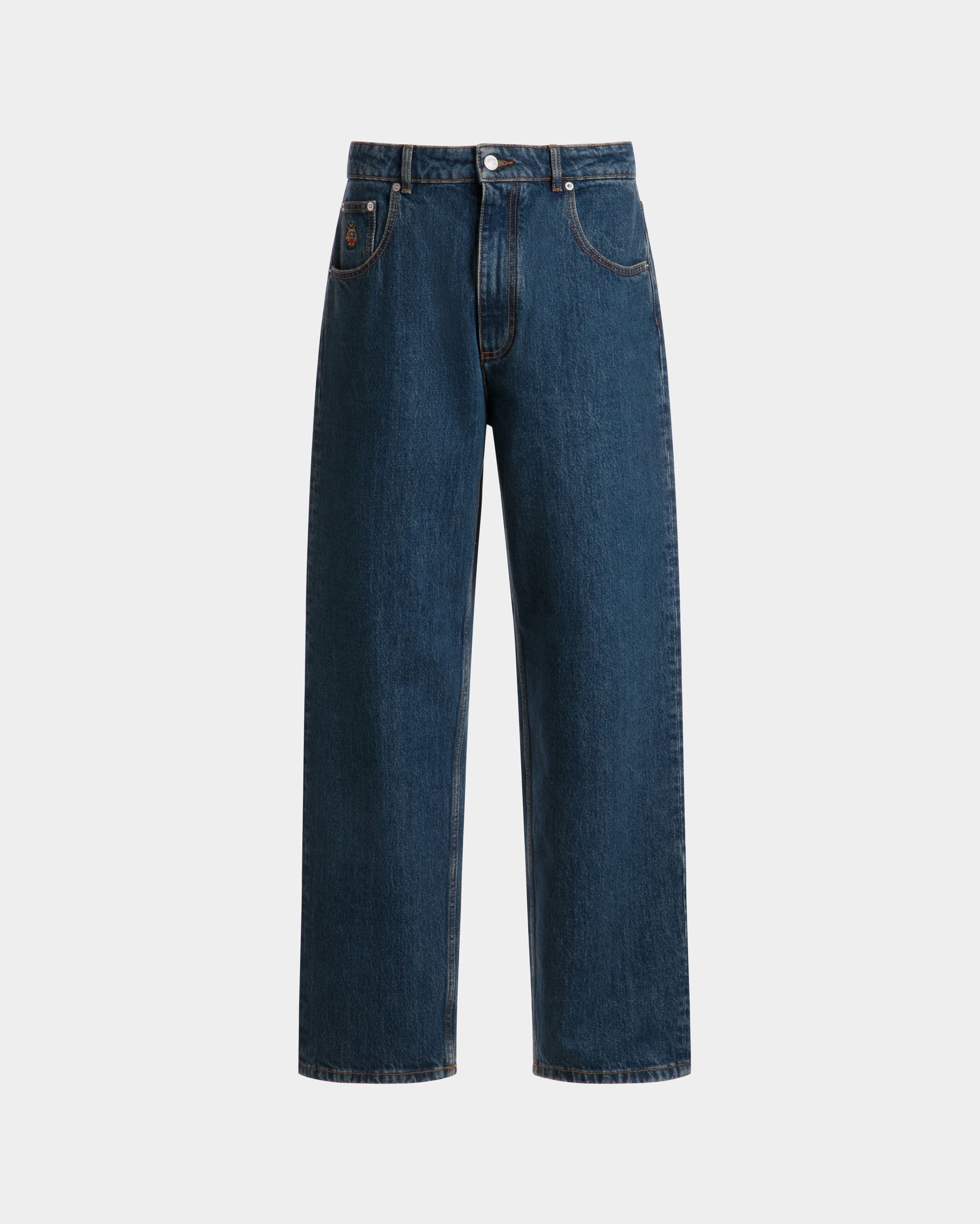 Bally Global - Pants in Blue Denim - Blue