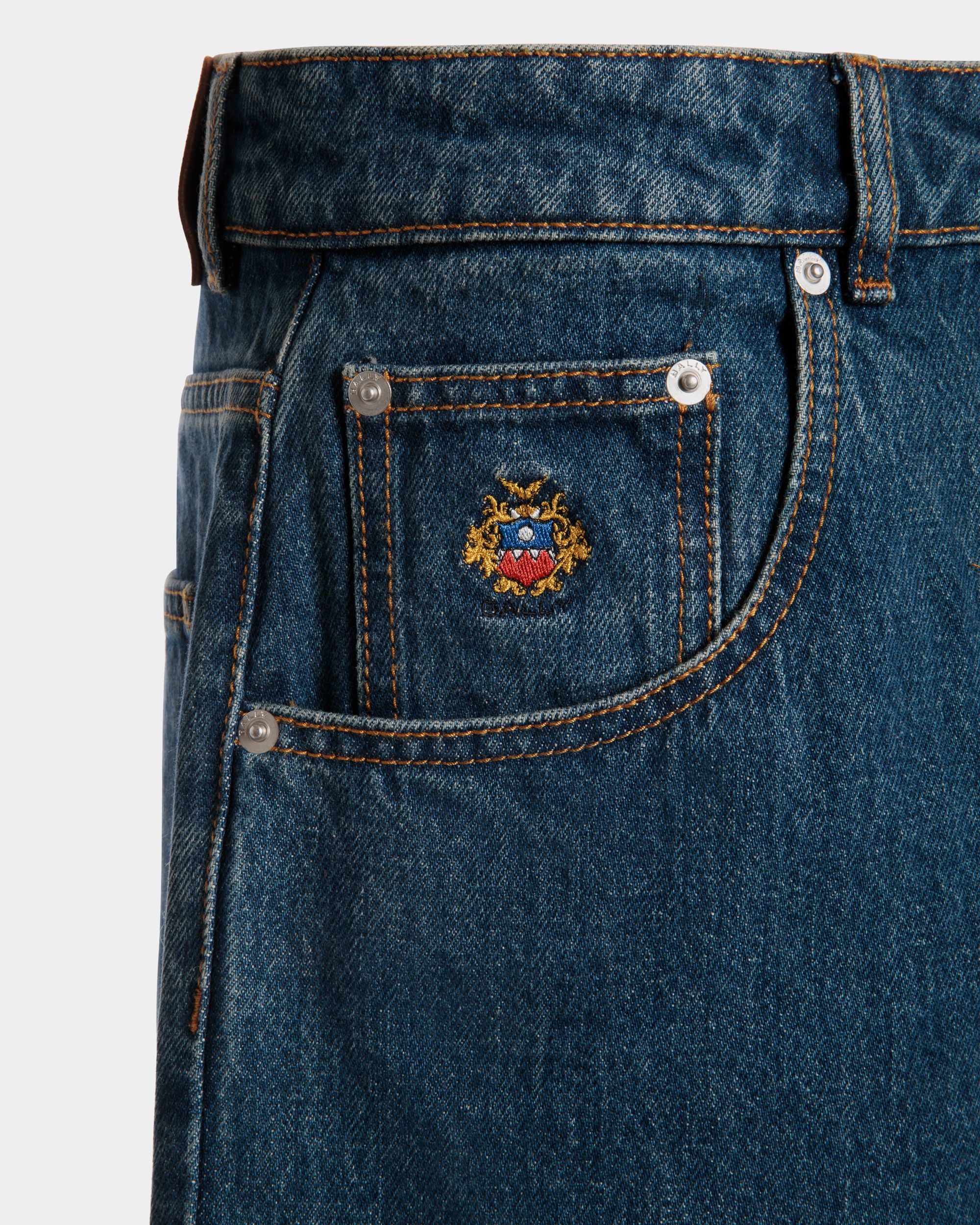 Bally Global - Pants in Blue Denim - Blue