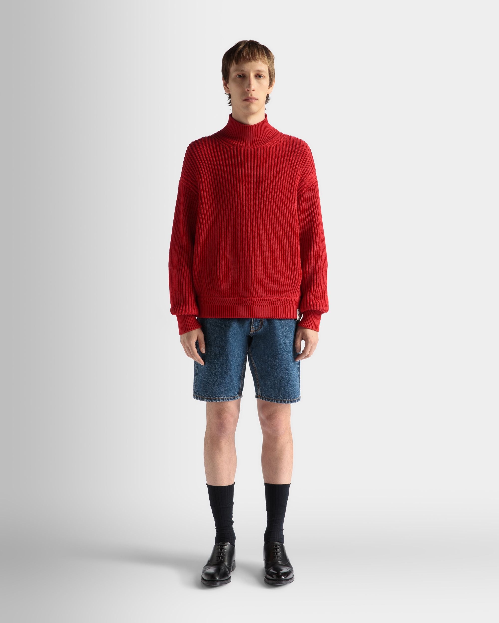 Bally Global - Denim Pants in Medium Blue Cotton - Azul