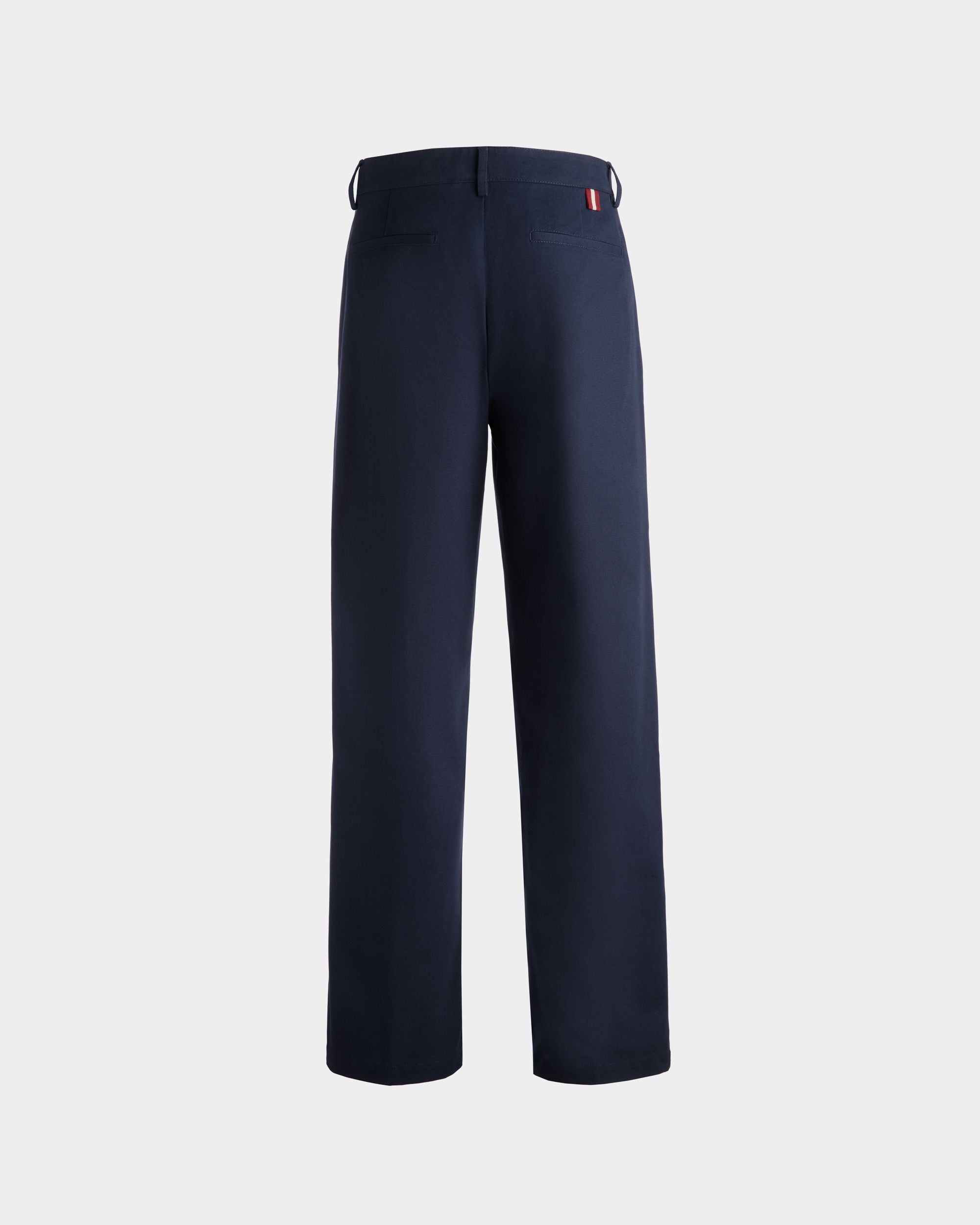 Bally Global - Pants in Dark Blue Cotton - Blue