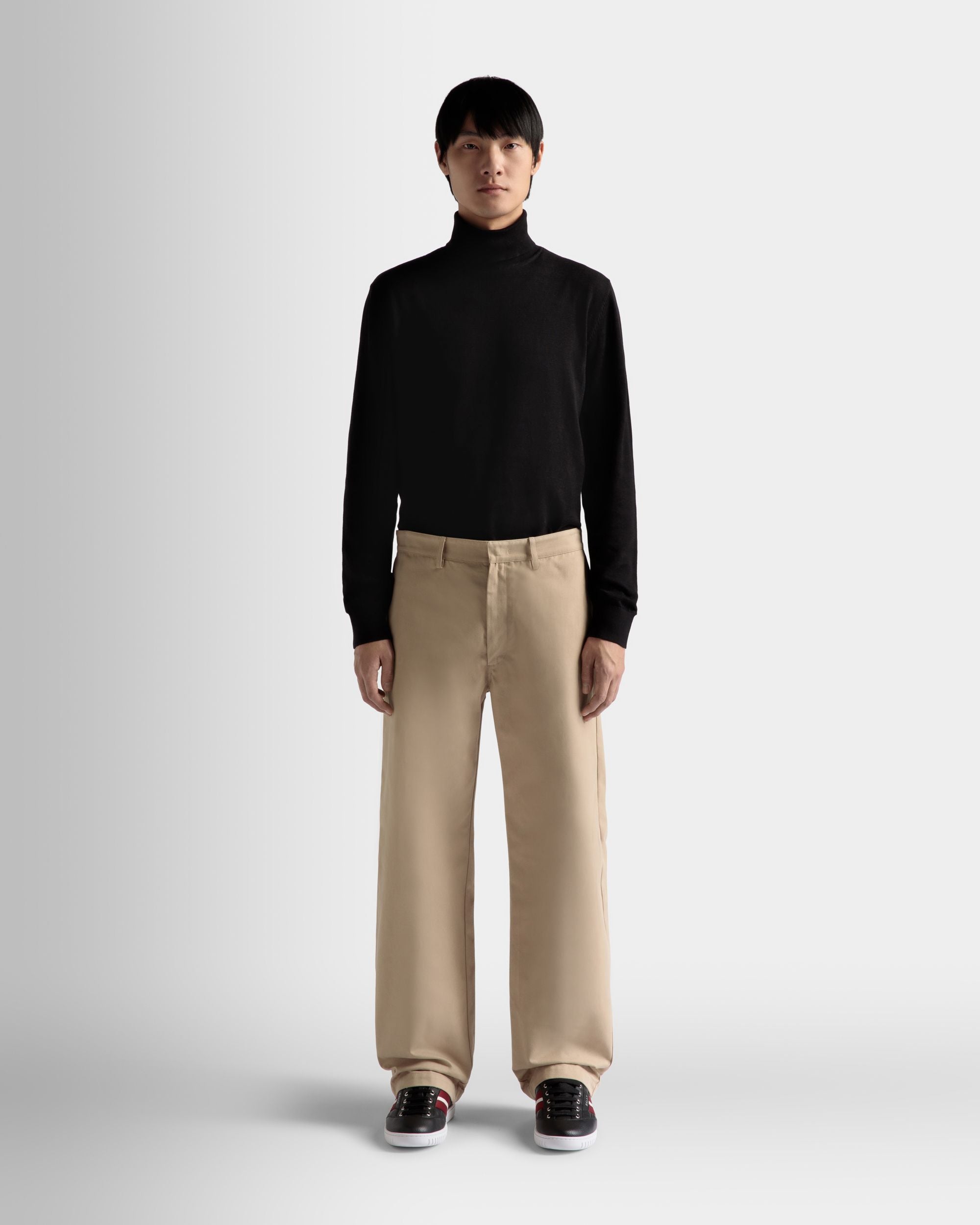 Bally Global - Pants in Camel Cotton - Brown