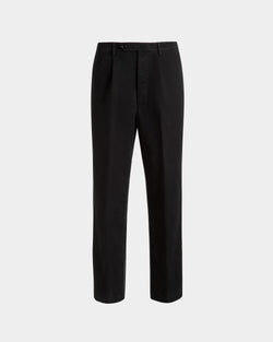 Pants in Black Cotton