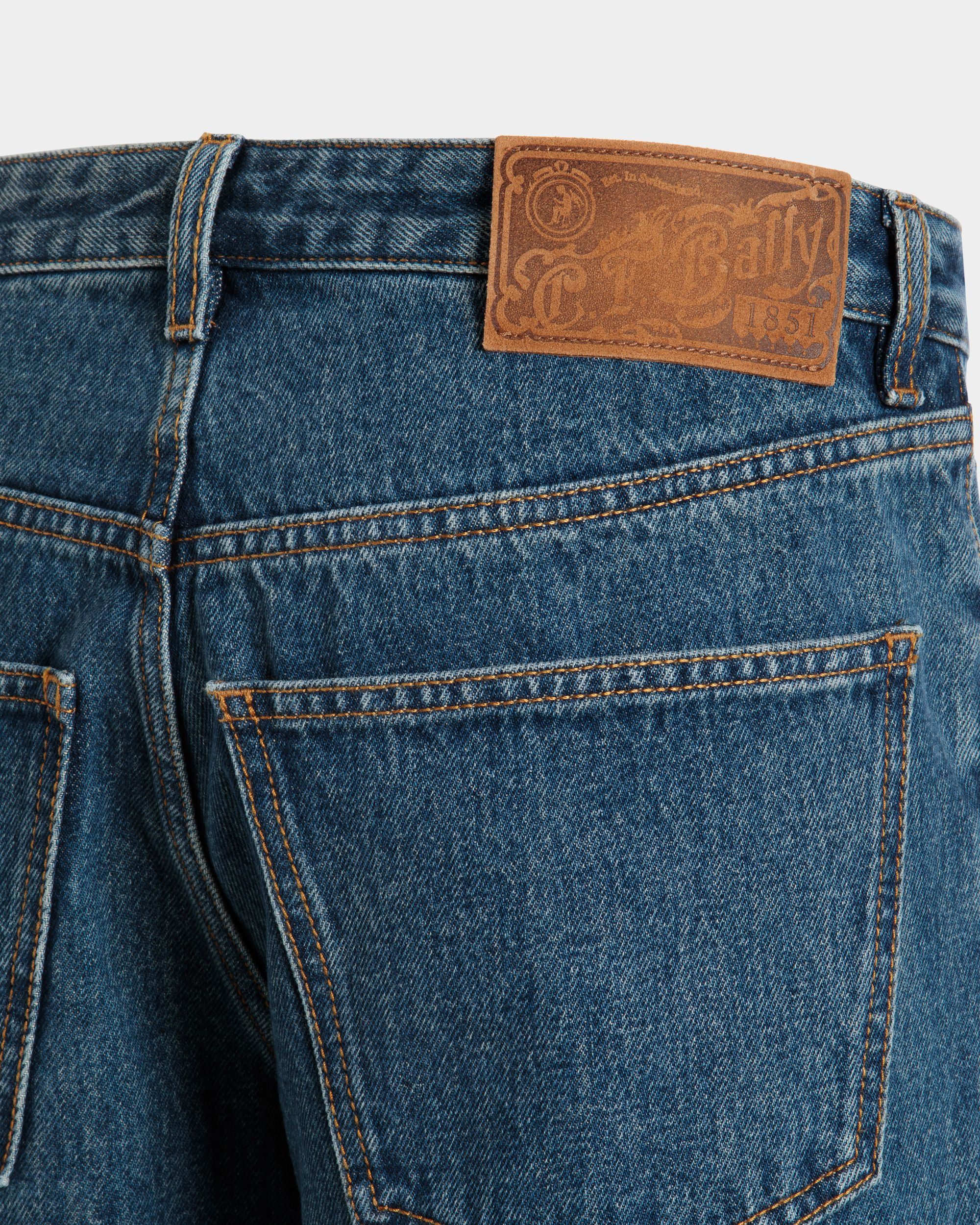 Bally Global - Denim Pants in Medium Blue Cotton - Blue