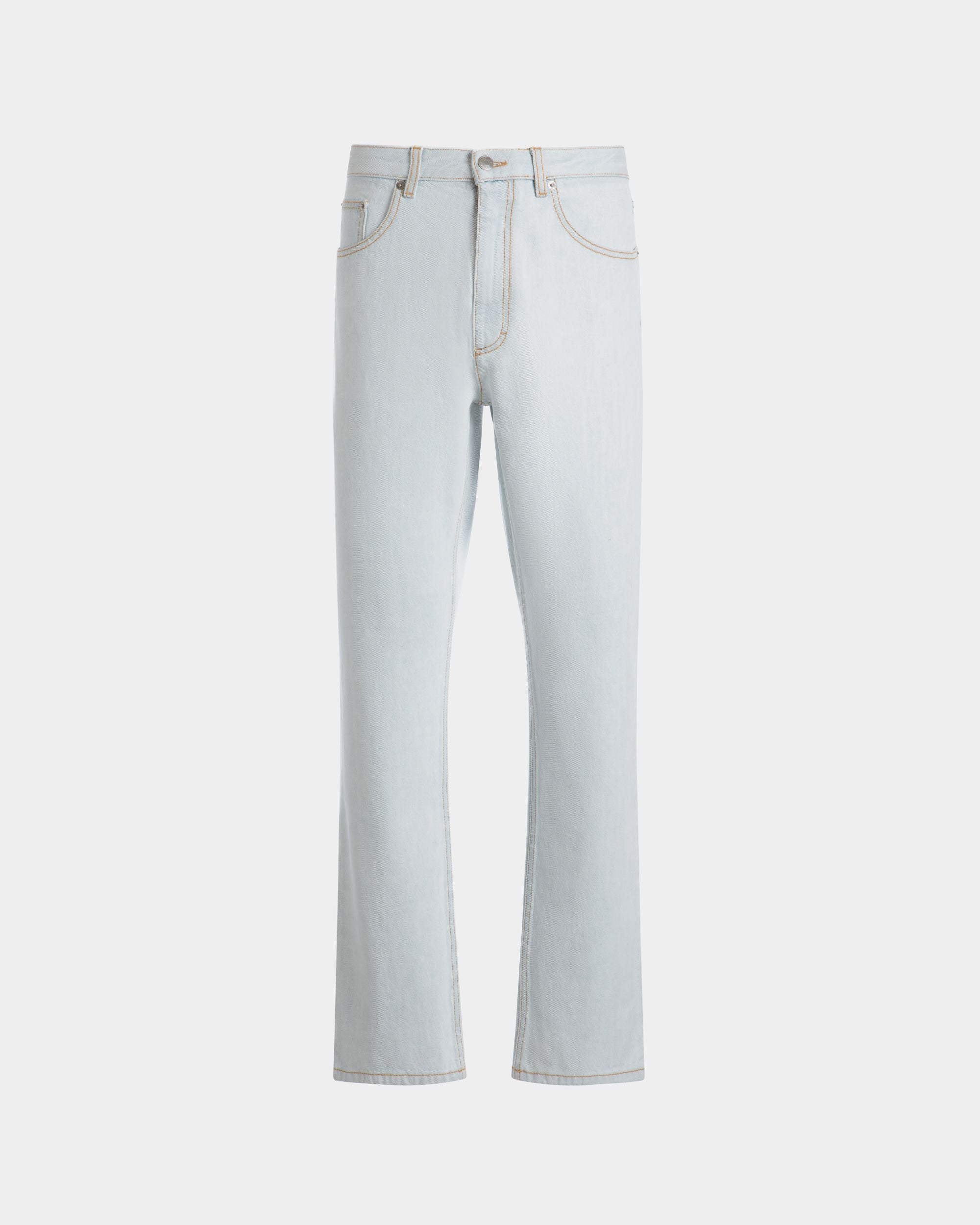 Bally Global - Pantalon En Denim De Coton Light Blue - Bleu