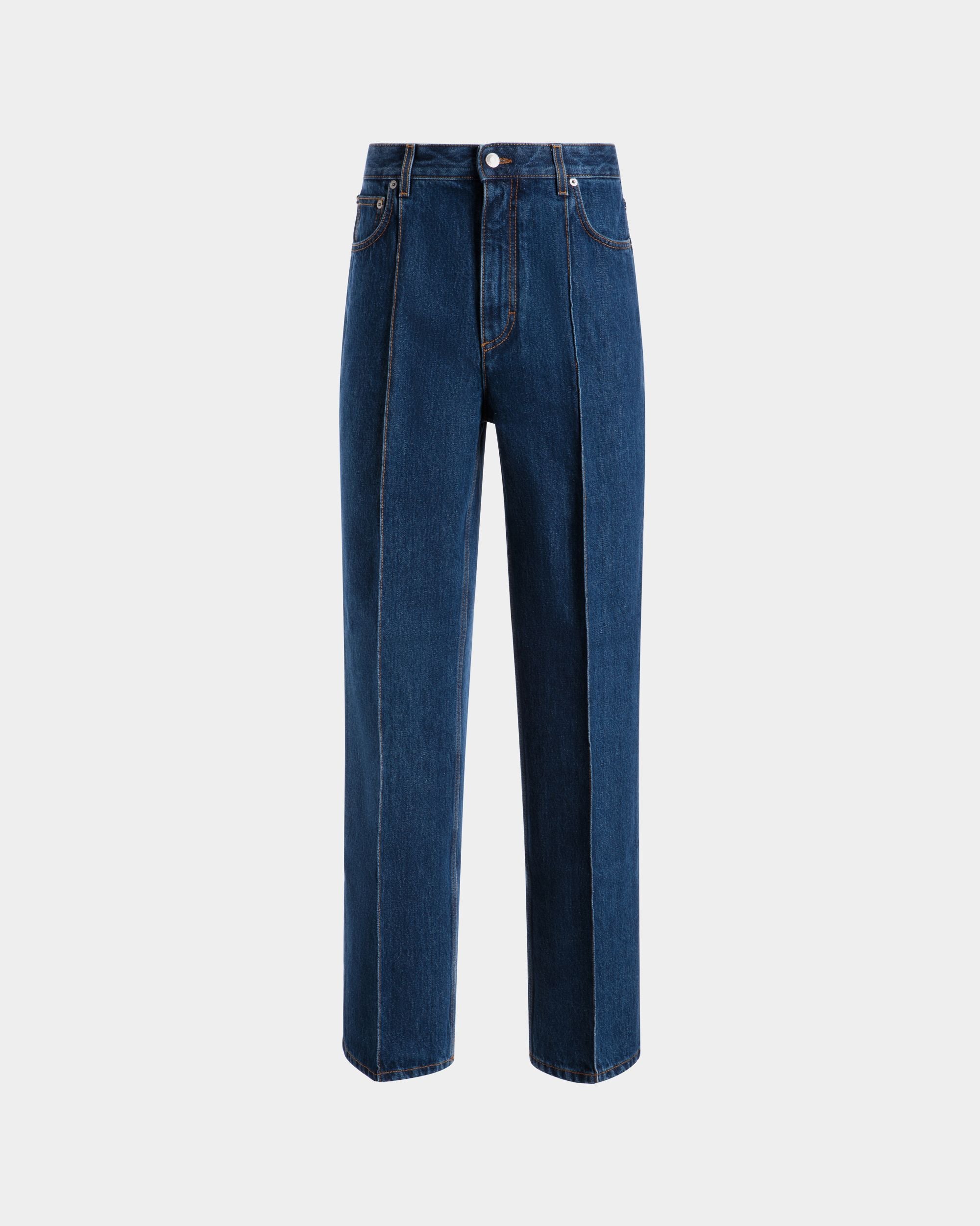 Bally Global - Trousers Denim In Blue Cotton - Blue