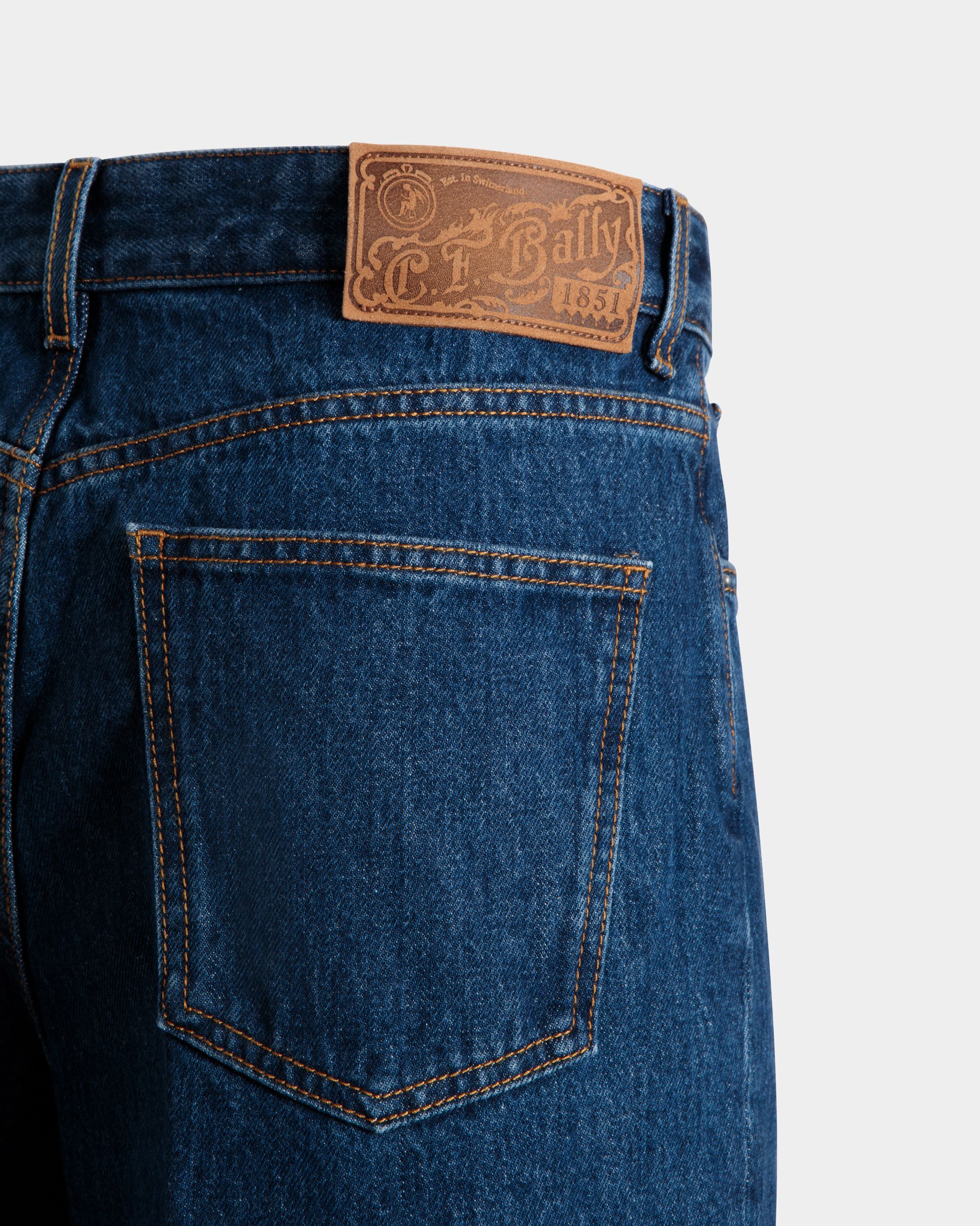 Bally Global - Trousers Denim In Blue Cotton - Blue