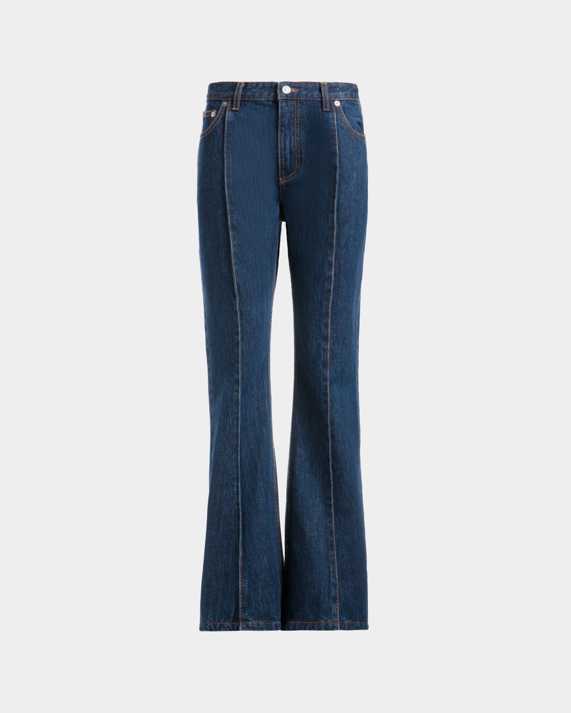 Bally Global - 5-Pocket Pants in Navy Blue Cotton - Blue