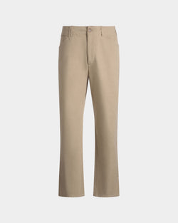Pants in Camel Cotton