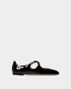 Ballyrina Flat In Black Patent Leather