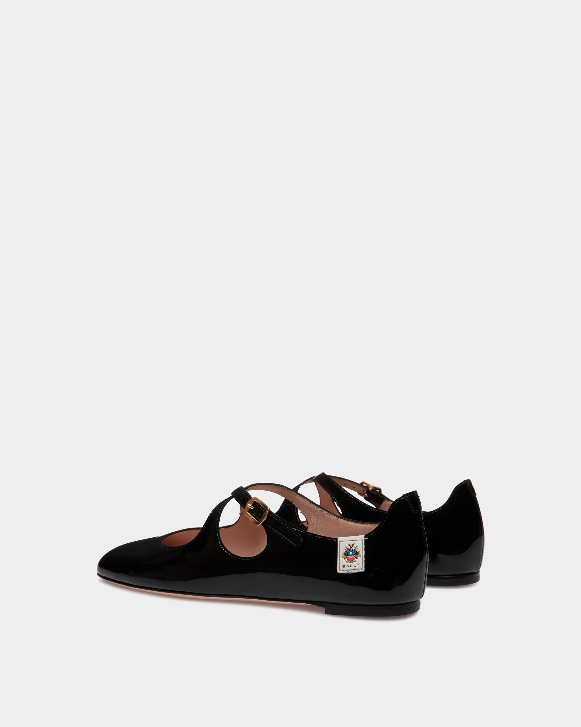Bally Global - Ballyrina Flat In Black Patent Leather - Noir