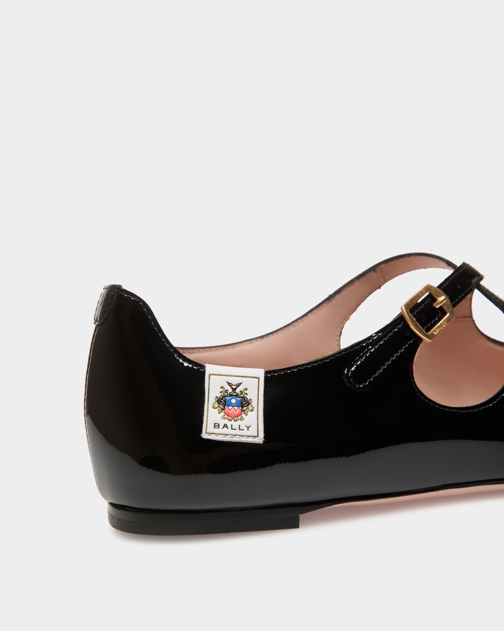 Bally Global - Ballyrina Flat In Black Patent Leather - Noir