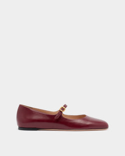 Ballyrina Flat in Andorra Leather
