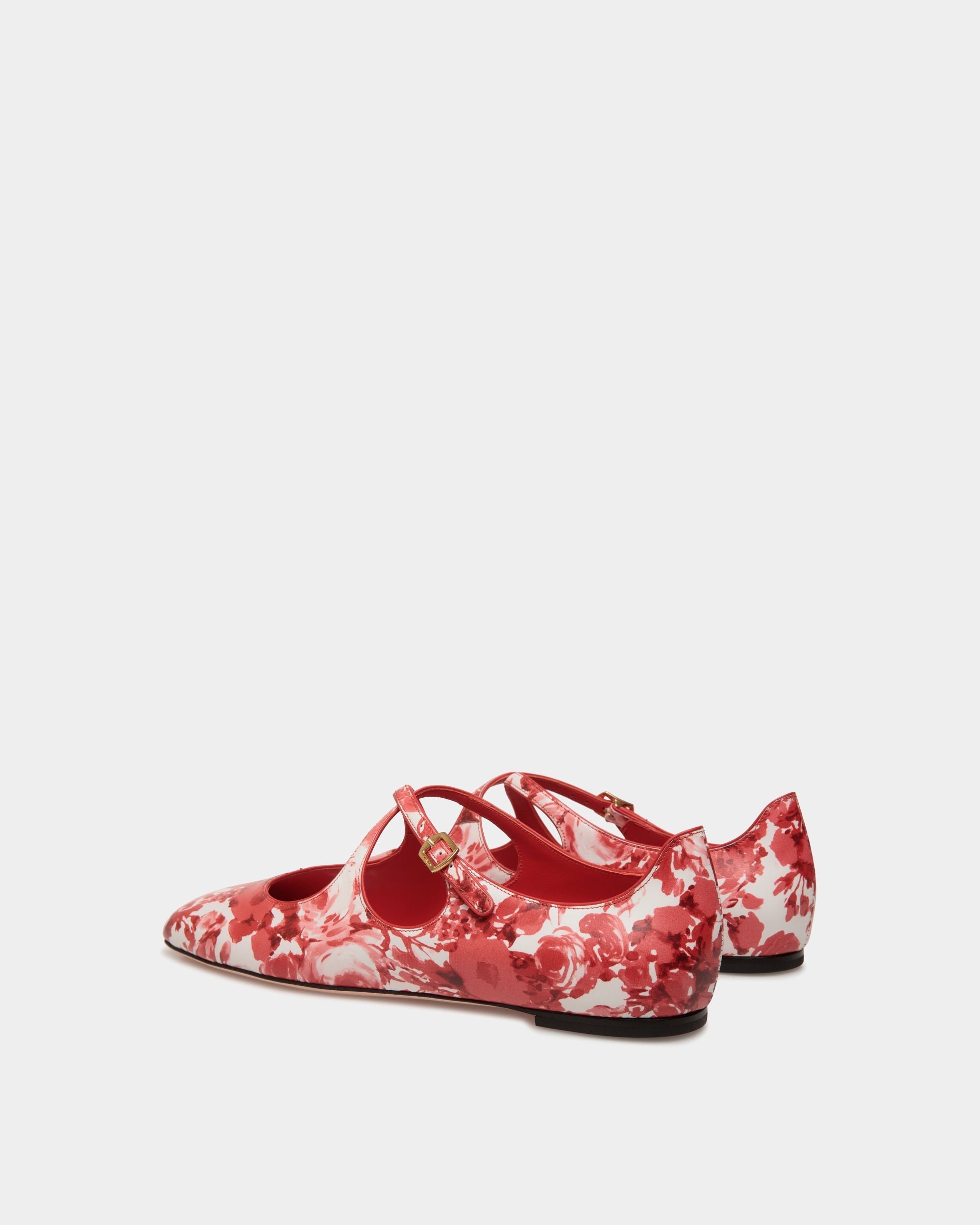 Bally Global - Ballyrina Flat in Red Leather - Red