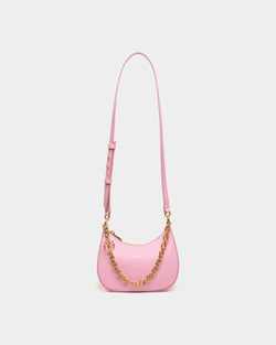 Minibandolera Emblem De Piel Rosa