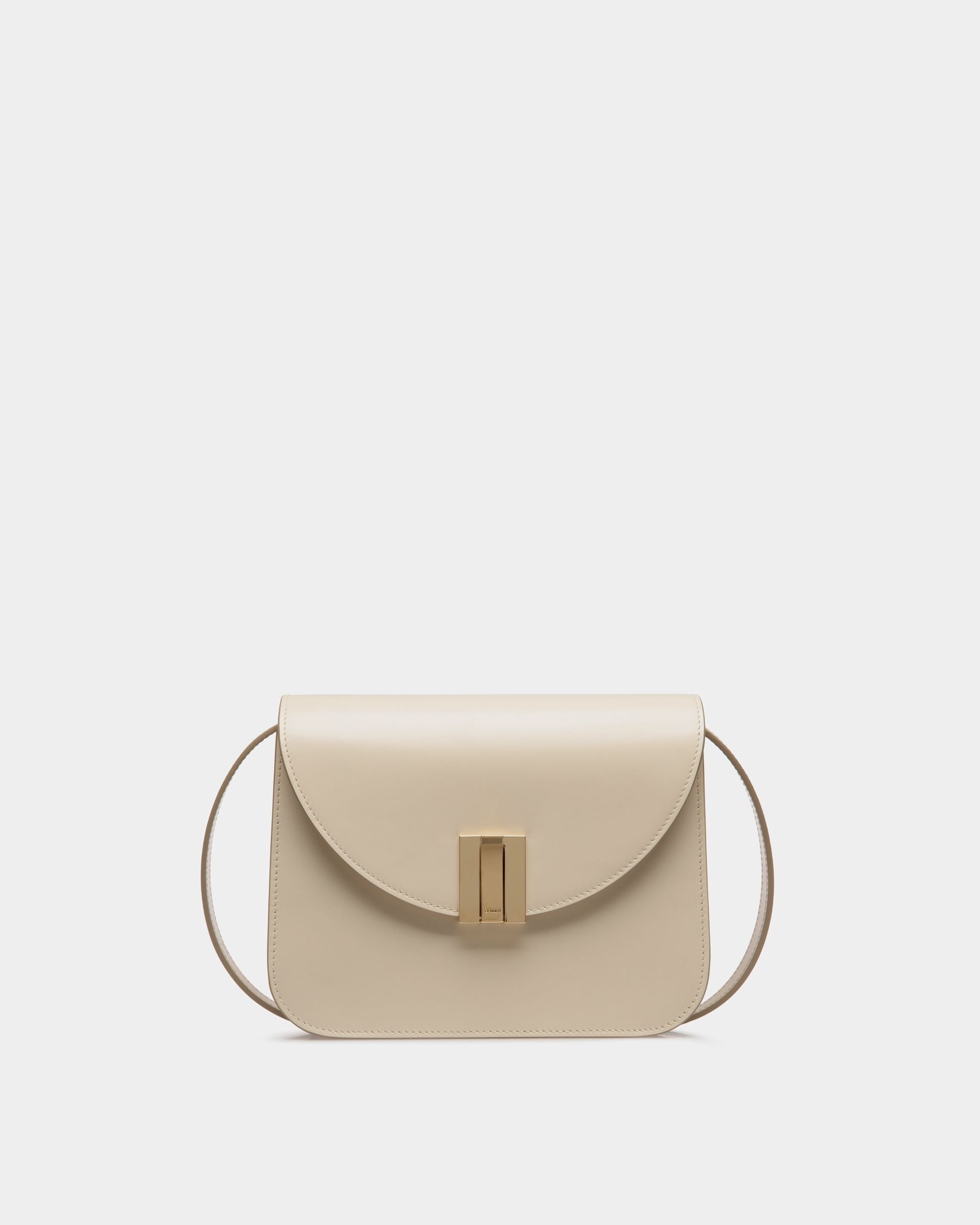 Bally Global - Ollam Crossbody Bag In White Leather - White