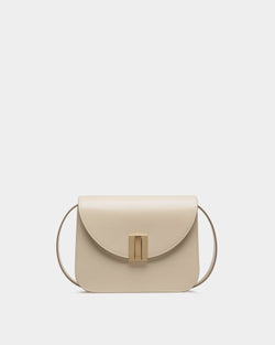 Ollam Crossbody Bag In White Leather