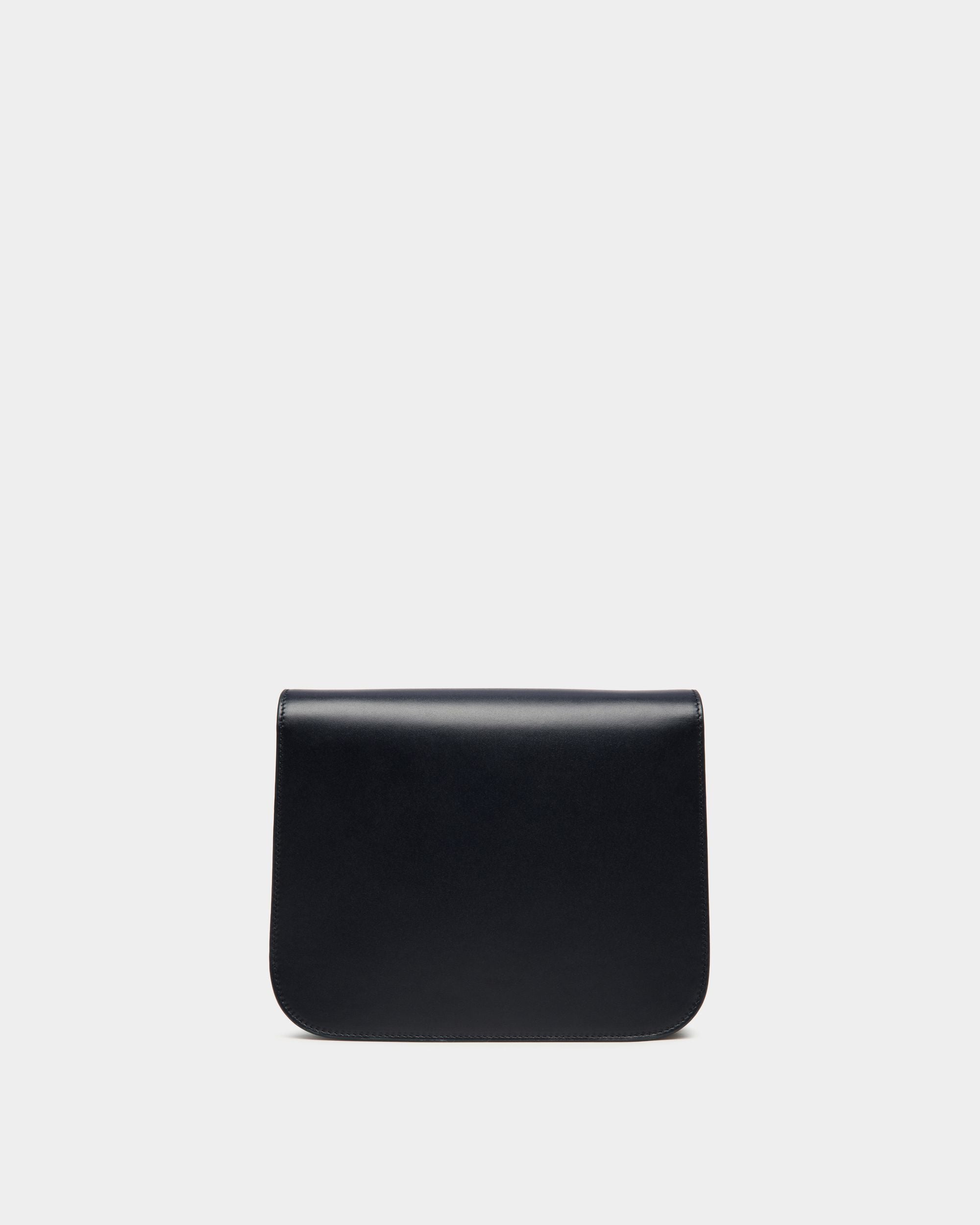 Bally Global - Ollam Crossbody Bag in Navy Blue Leather - Blue