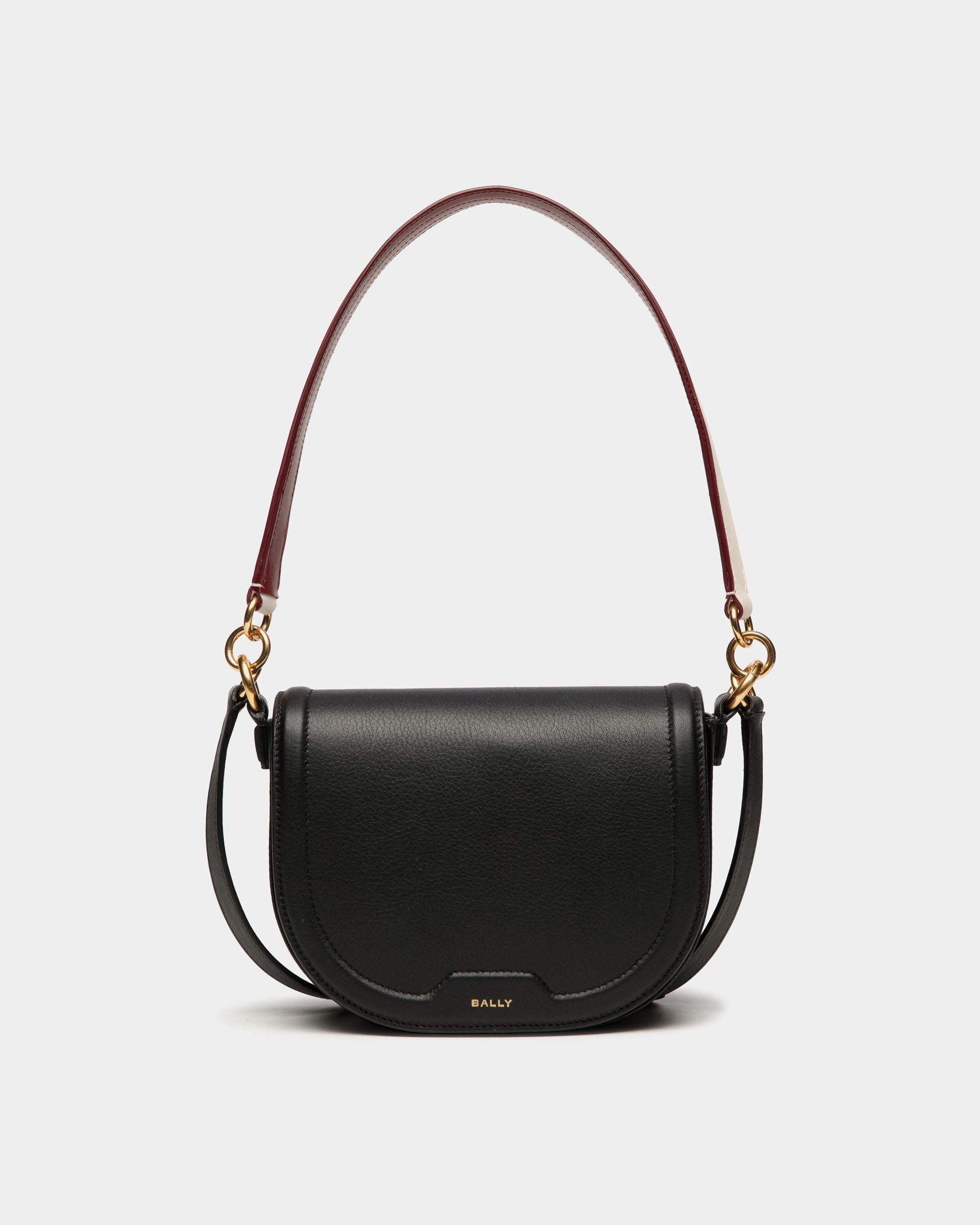Bally Global - Code Crossbody Bag In Black Leather - Black