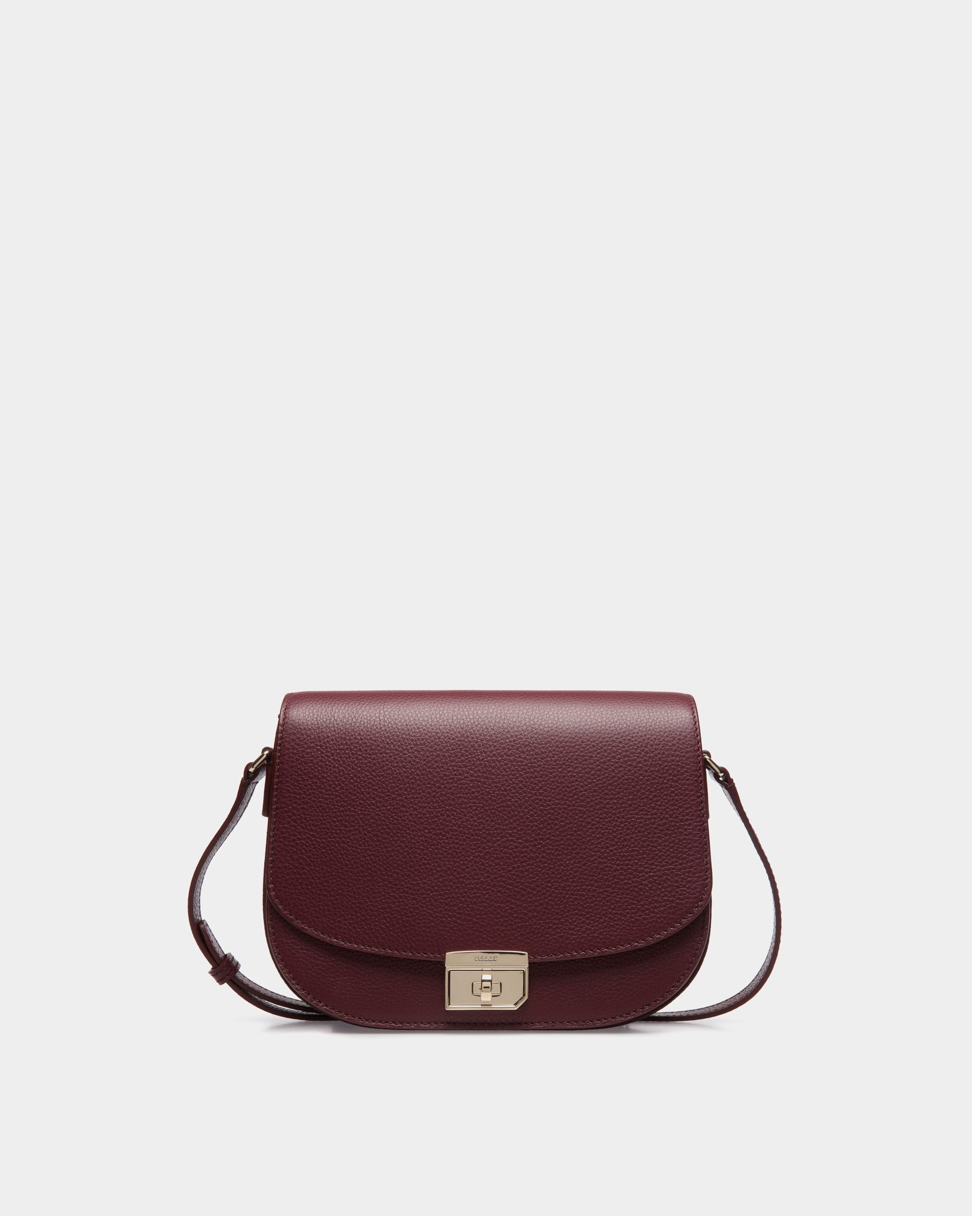 Bally Global - Crossbody In Burgundy Leather - Burgundy