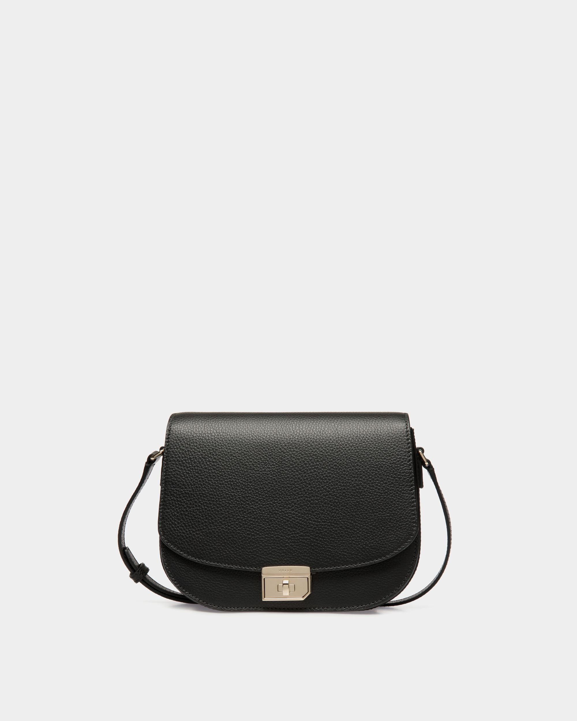 Bally Global - Crossbody Bag In Black Leather - Black