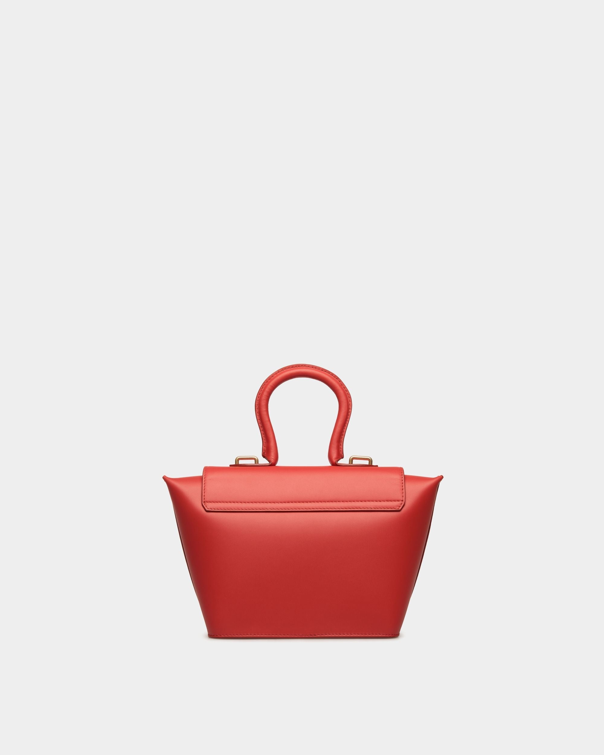 Bally Global - Belle Top Handle Bag in Candy Red Leather - Red