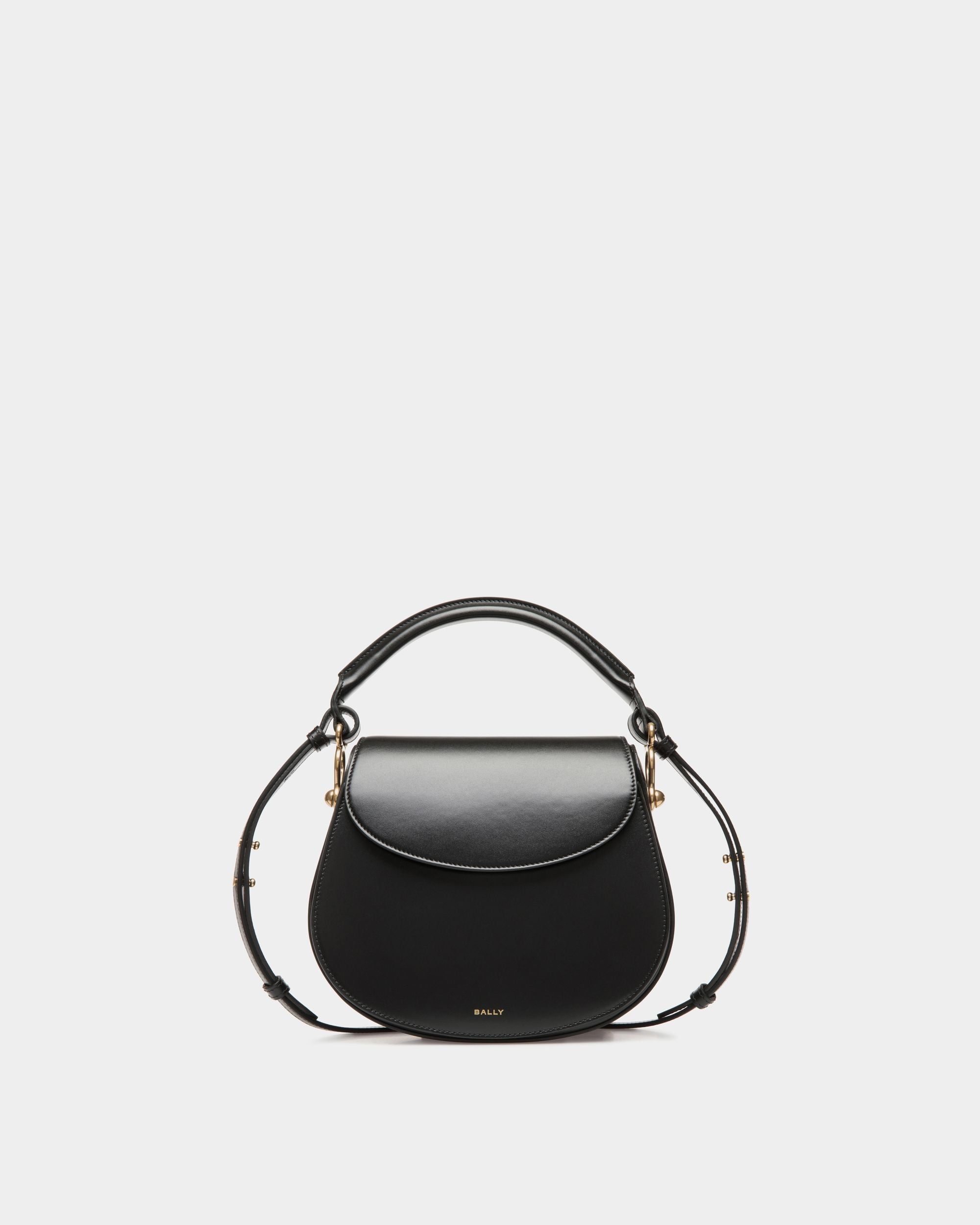Bally Global - Lune Crossbody Bag In Black Leather - Black