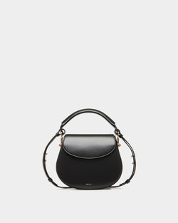 Lune Crossbody Bag In Black Leather