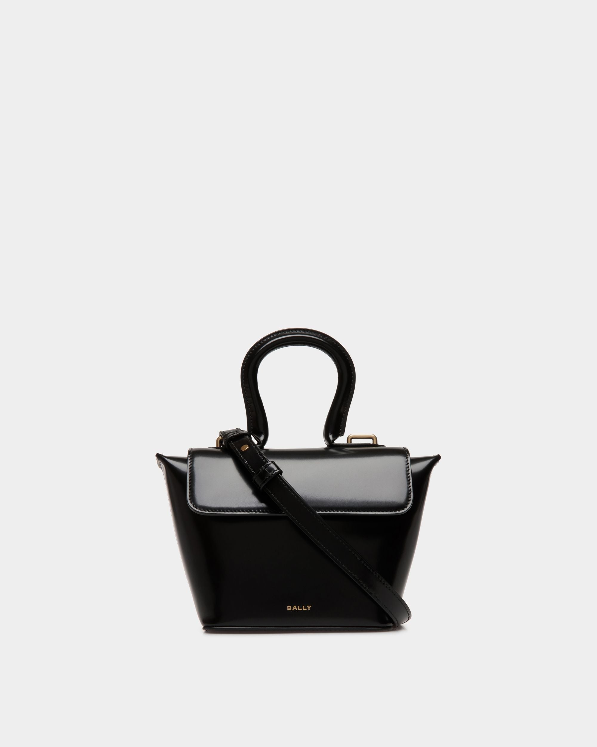 Bally Global - Belle Minibag In Black Brushed Leather - Black