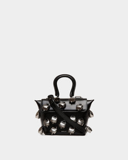 Belle Minibag In Black Leather with Bells