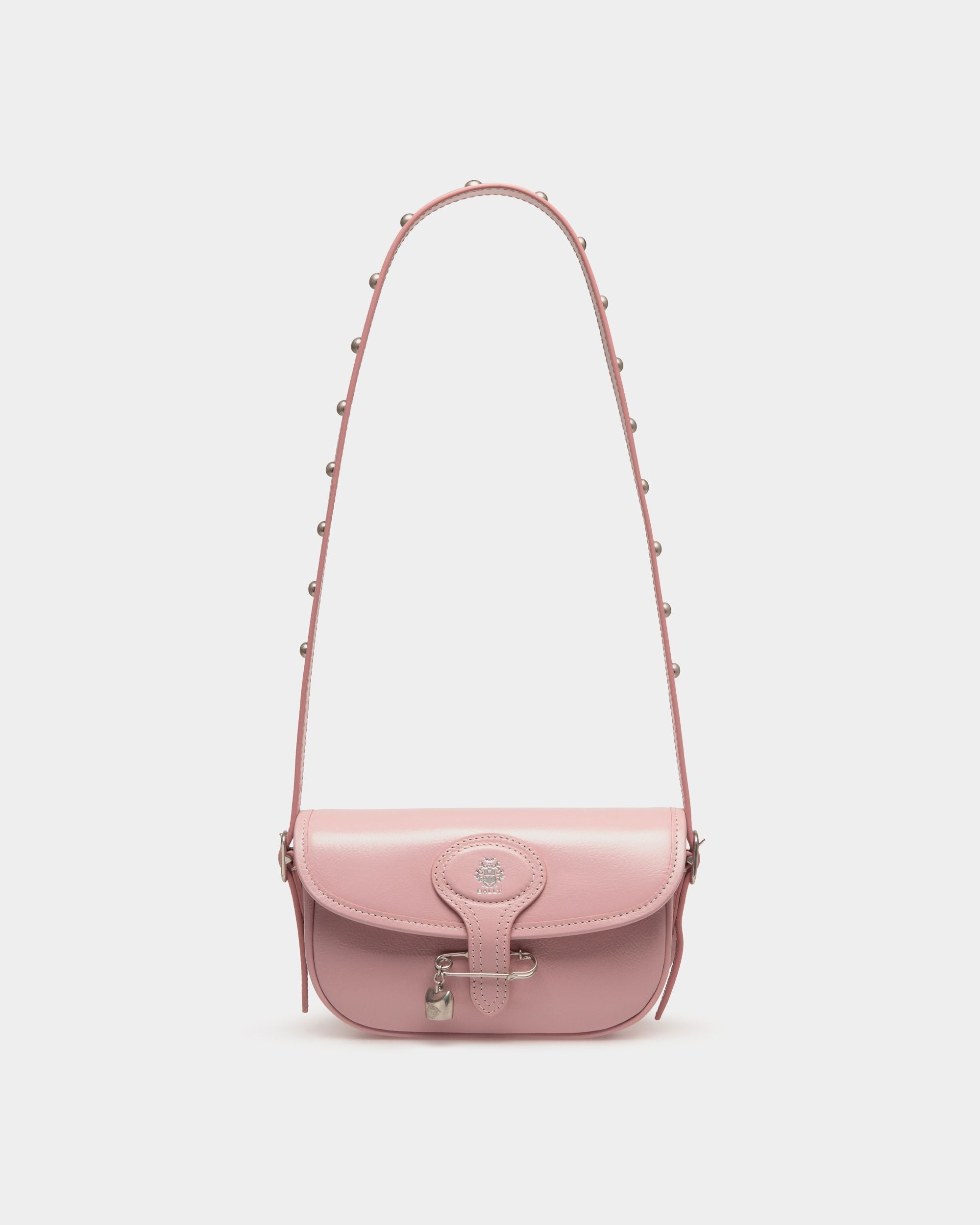 Bally Global - Beckett Minibag in Pink Leather With a Bally Pin - Pink