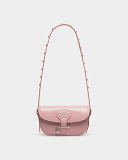 Beckett Minibag in Pink Leather With a Bally Pin