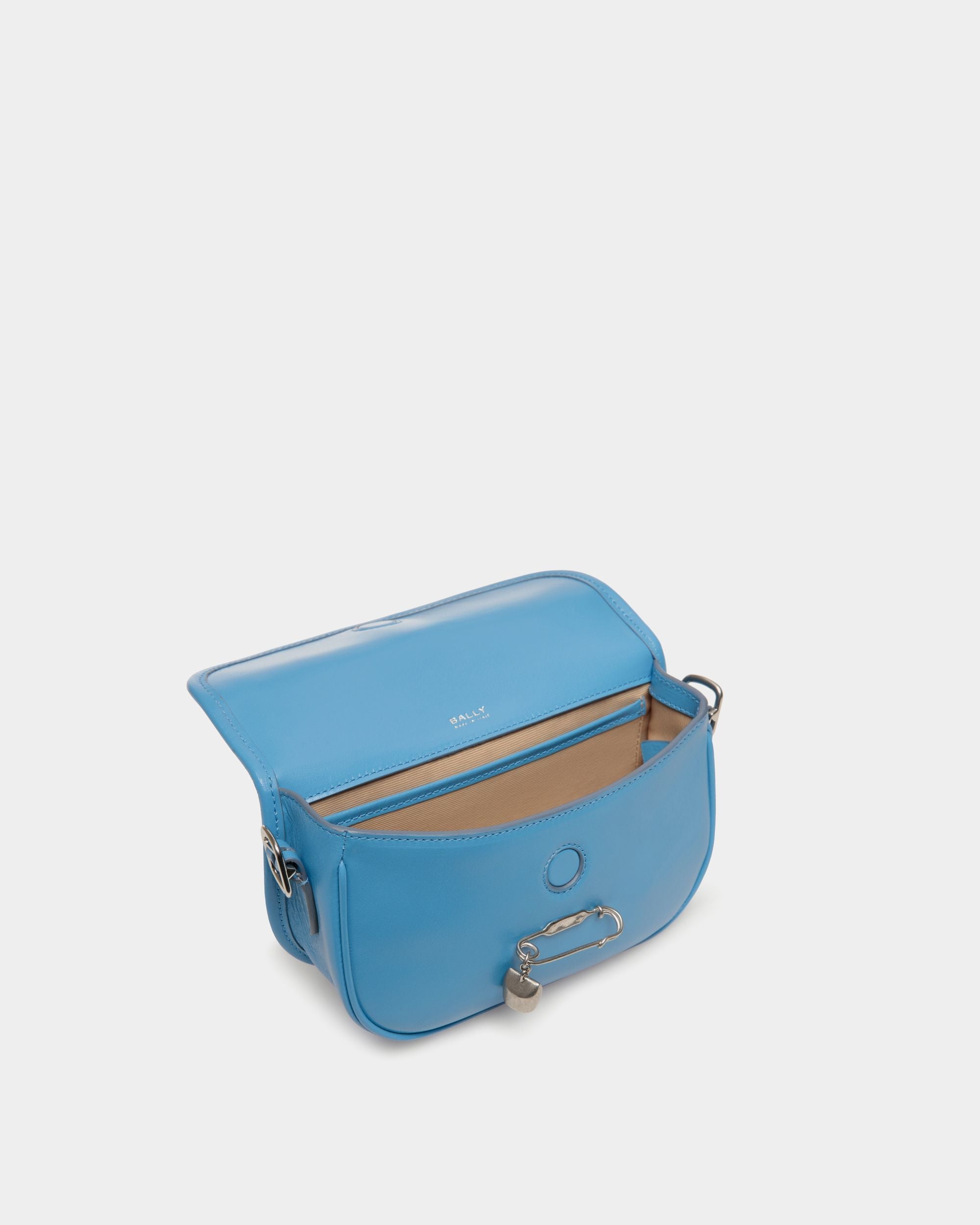 Bally Global - Beckett Minibag in Blue Leather With a Bally Pin - Blue