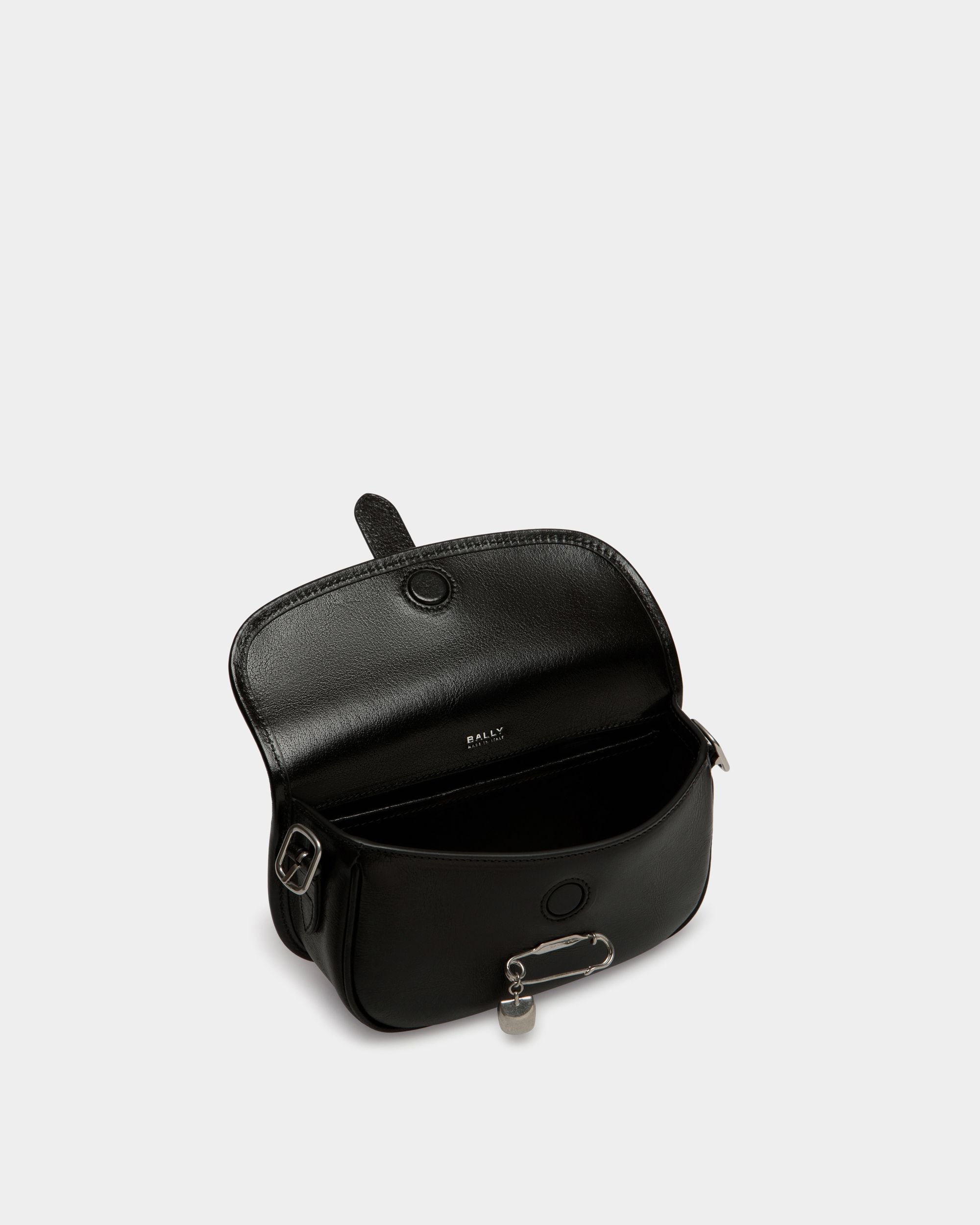 Bally Global - Beckett Minibag in Black Leather With a Bally Pin - Black