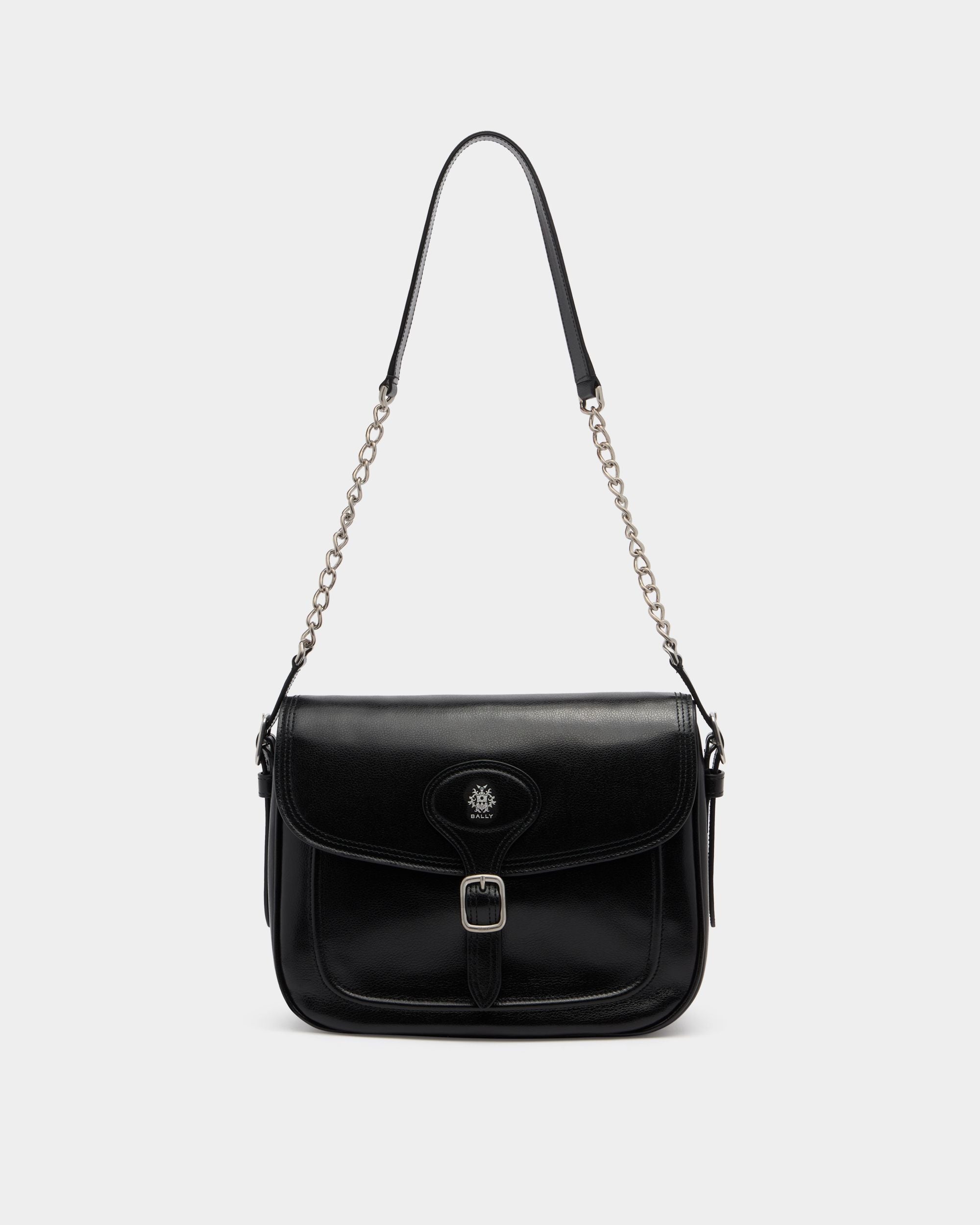 Bally Global - Beckett Soft Crossbody Bag in Black Leather - Black