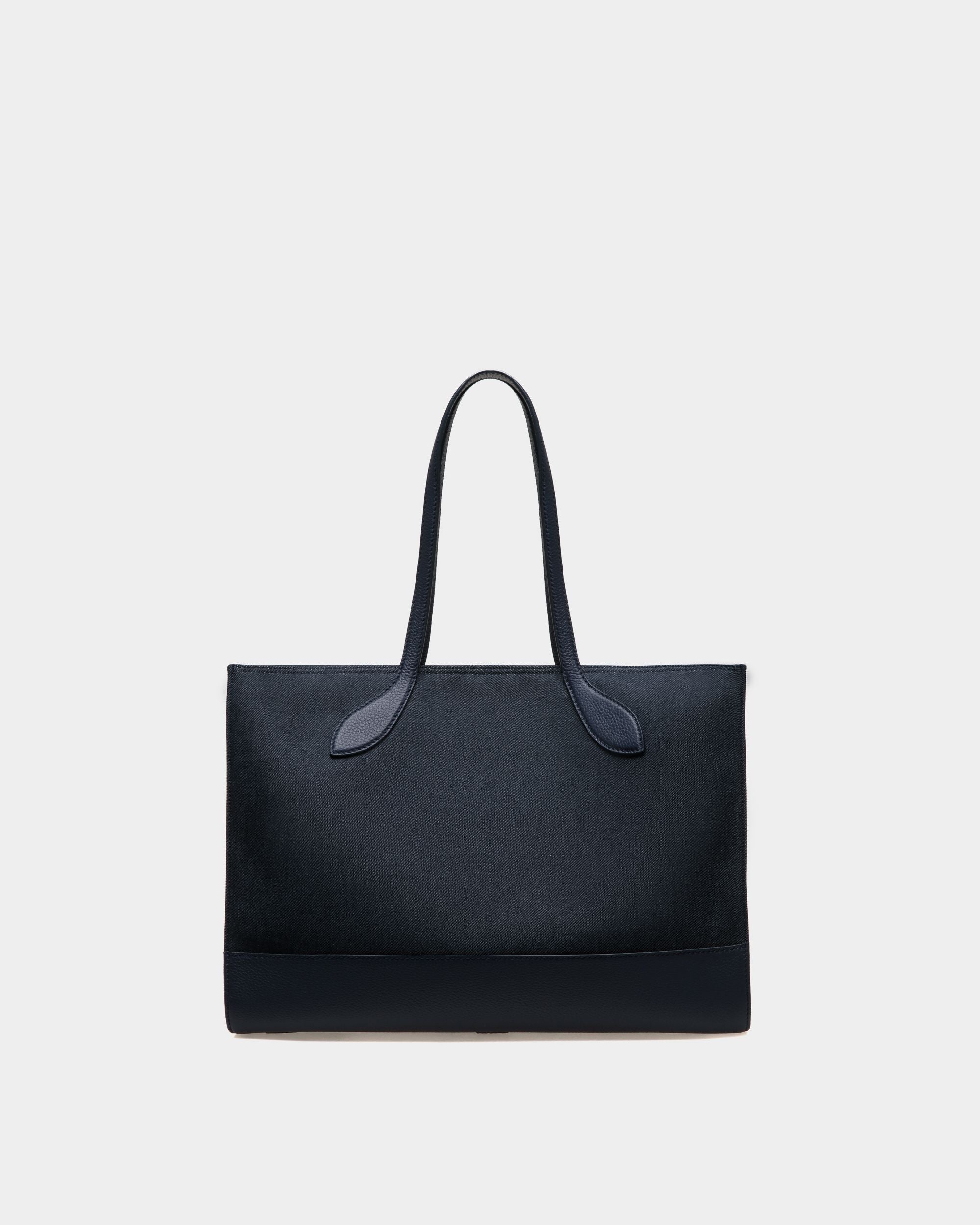 Bally Global - Bar Tote Bag in Blue Denim - Blue