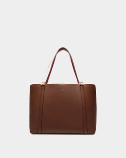 Bolso Tote Code De Piel Marrón
