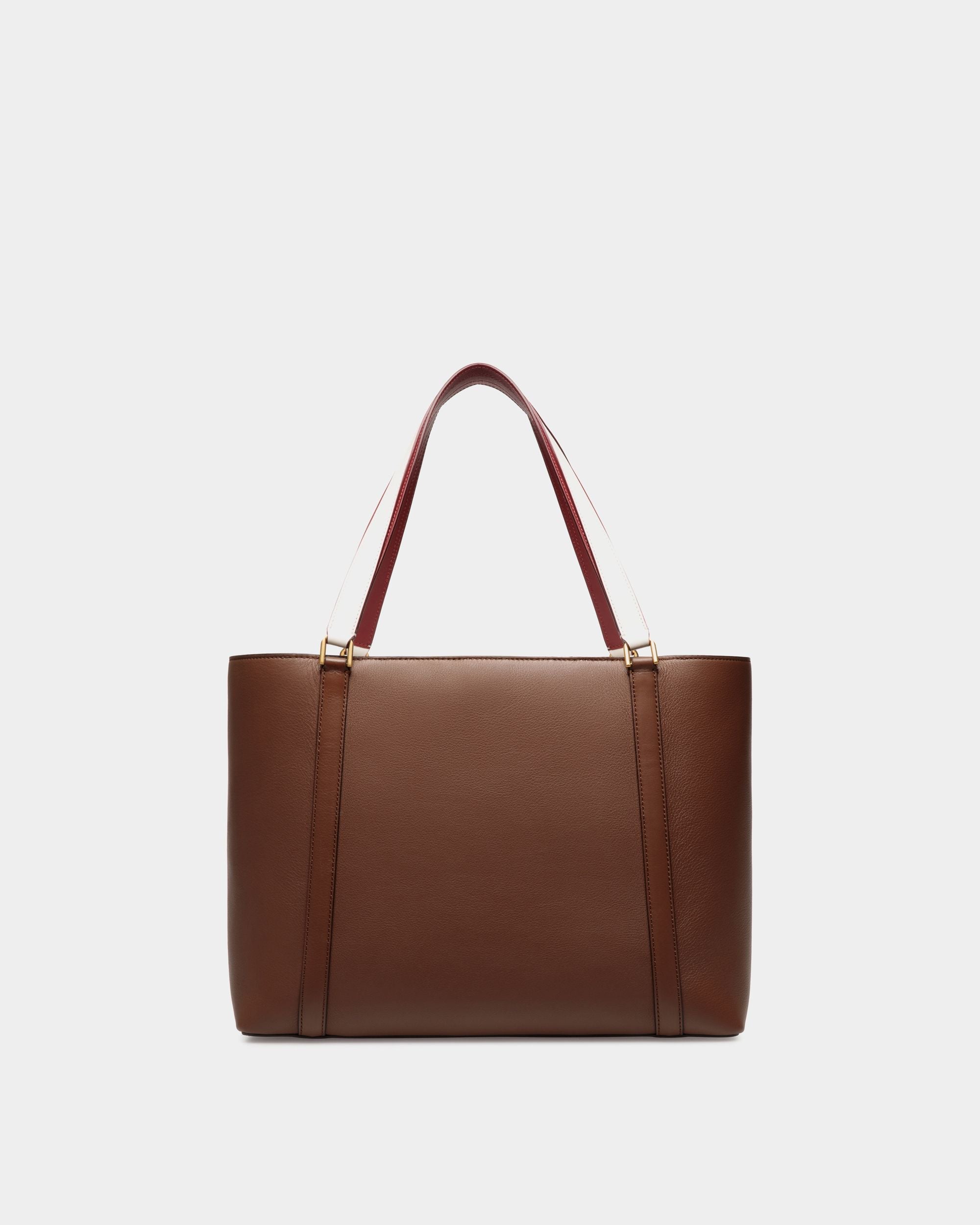 Bally Global - Code Tote Bag In Brown Leather - Brown