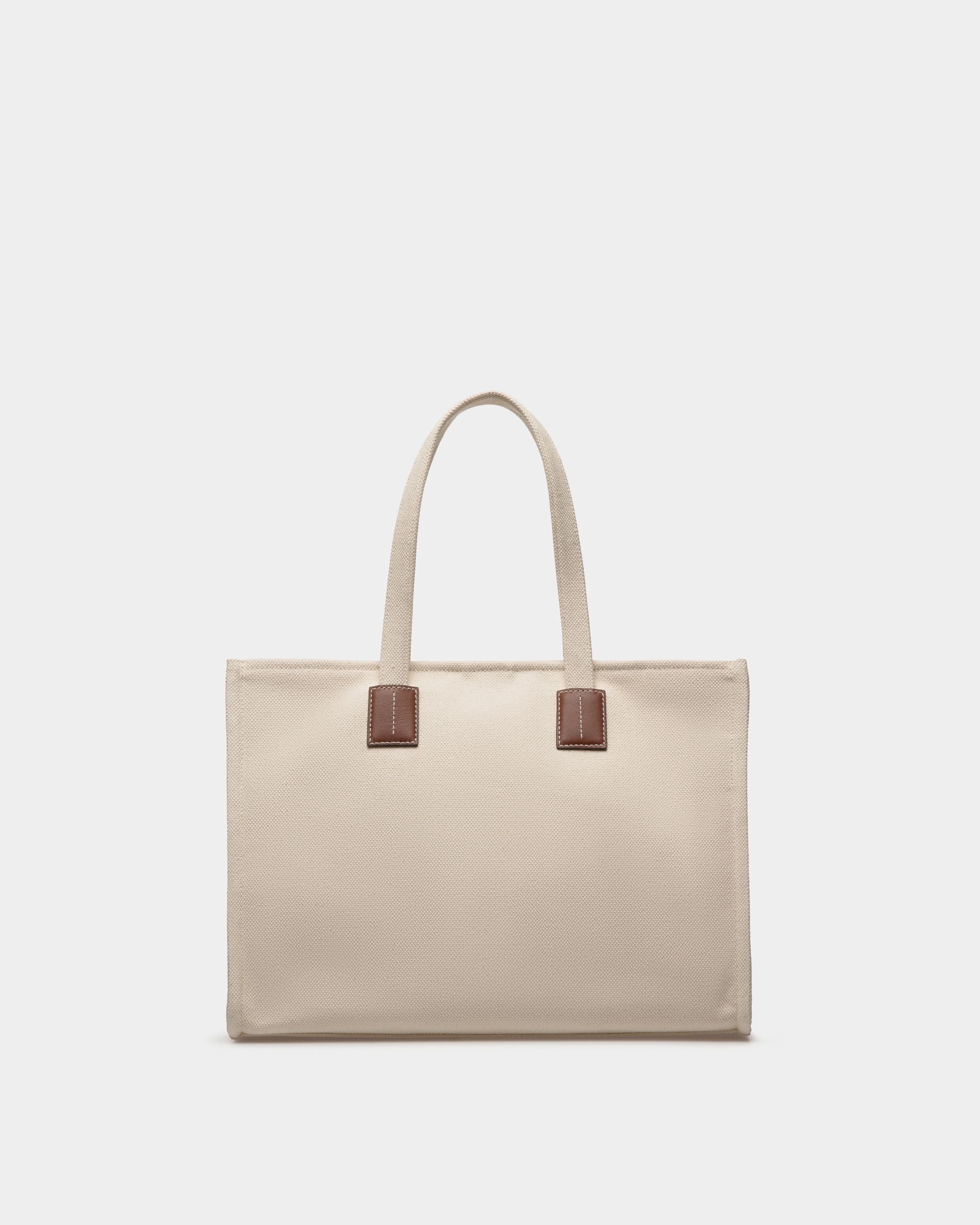 Bally Global - Bolso Tote Akelei De Lona - Beige